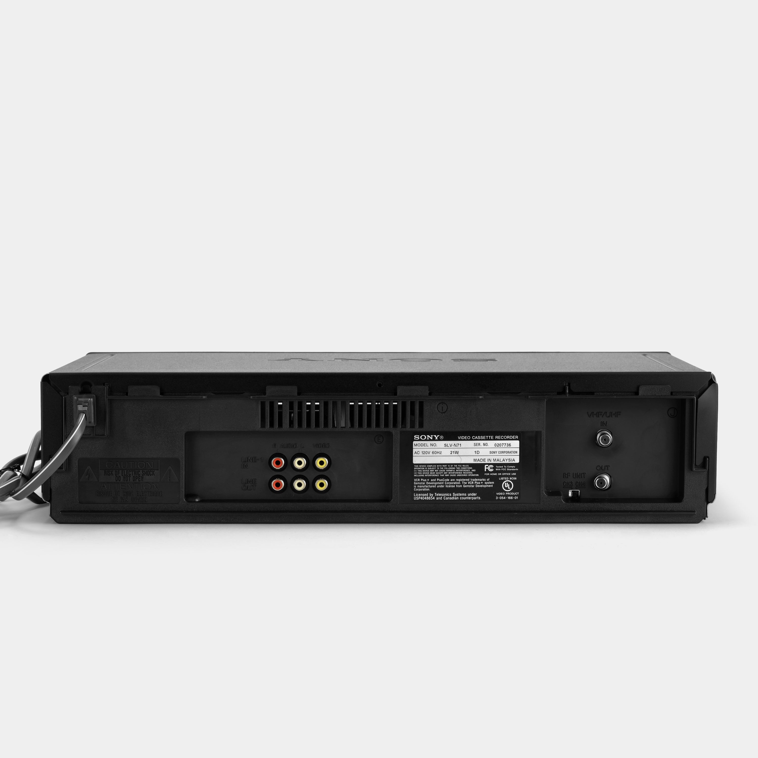 Sony SLV-N71 VCR VHS Player