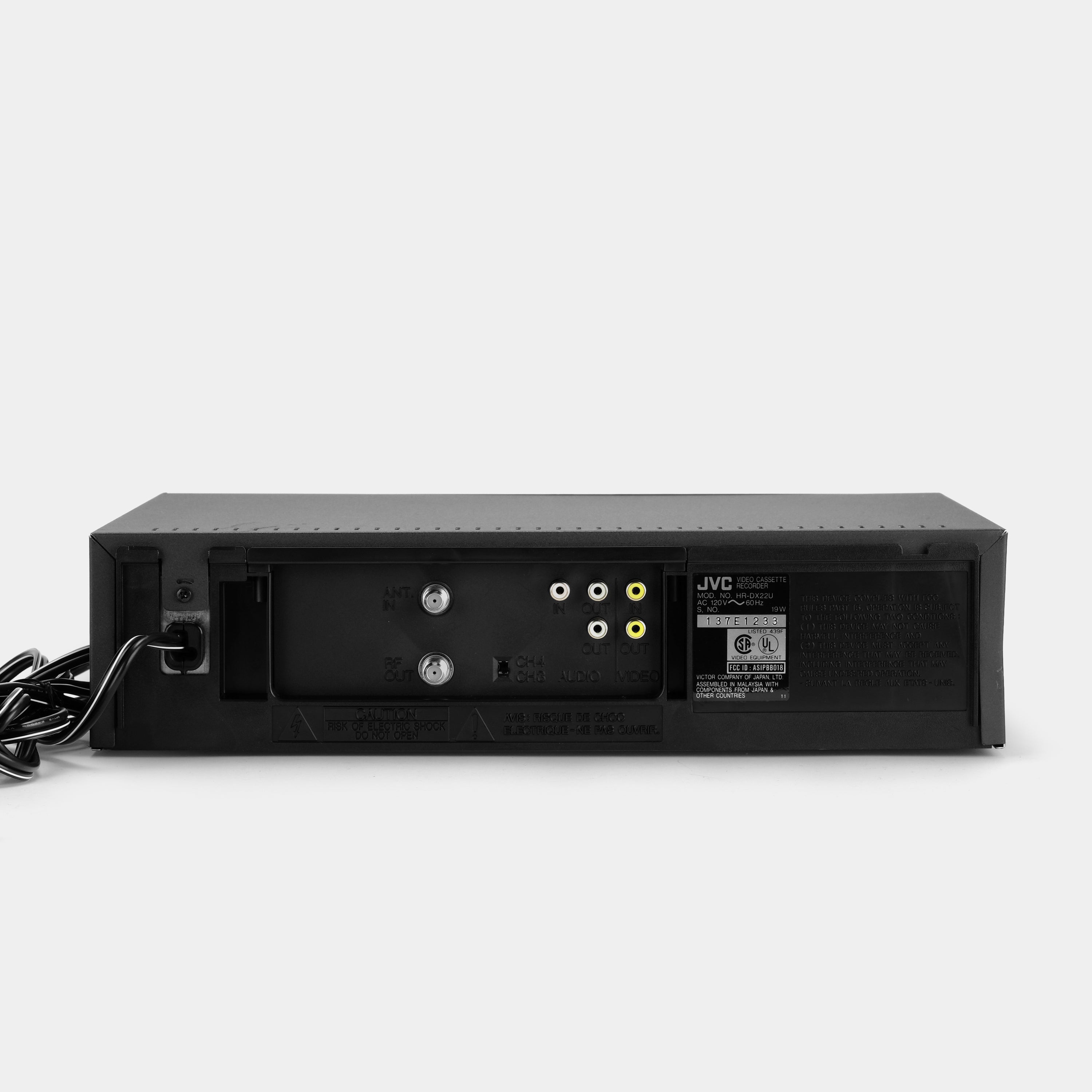 JVC HR-DX22U VCR VHS Player