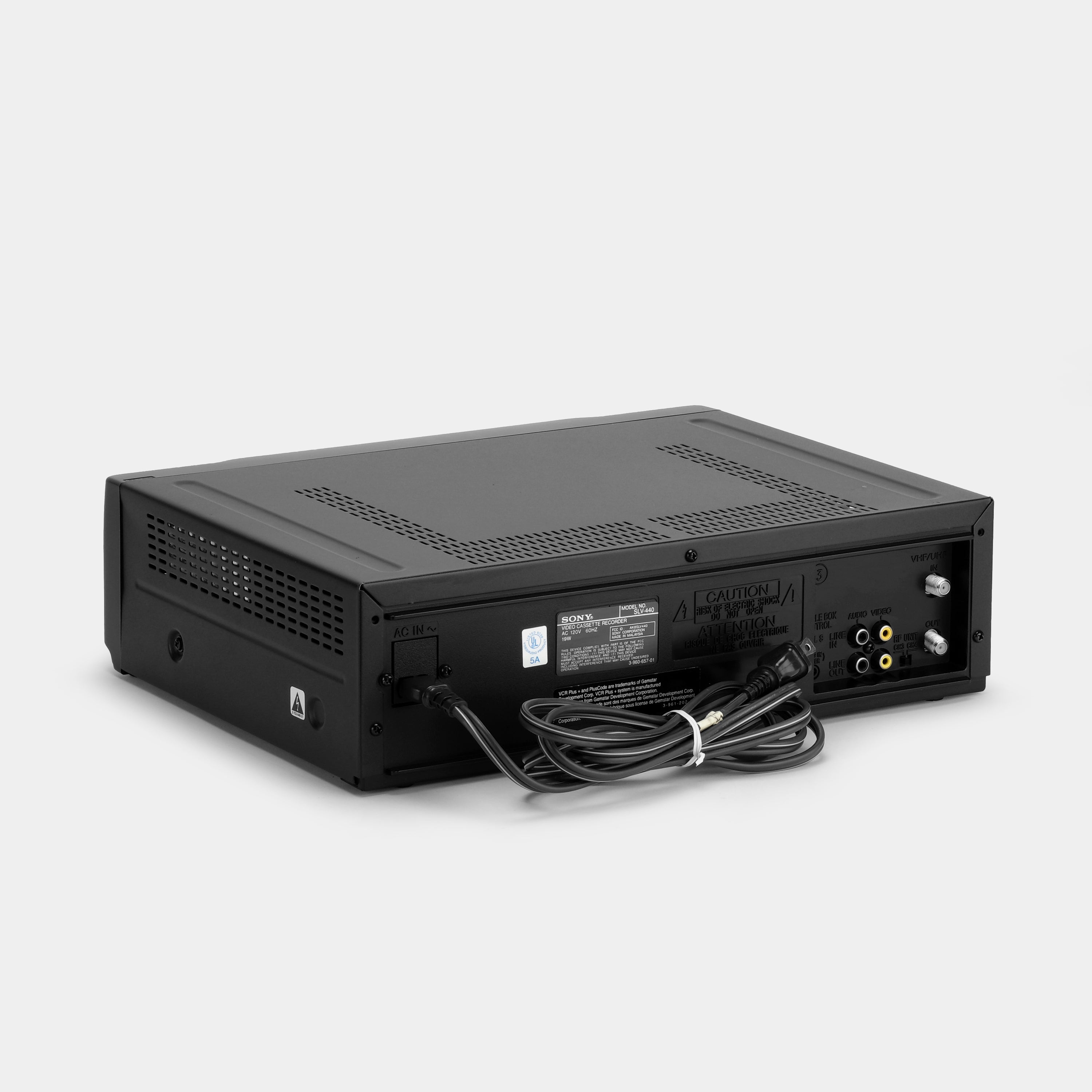 Sony SLV-440 VCR VHS Player
