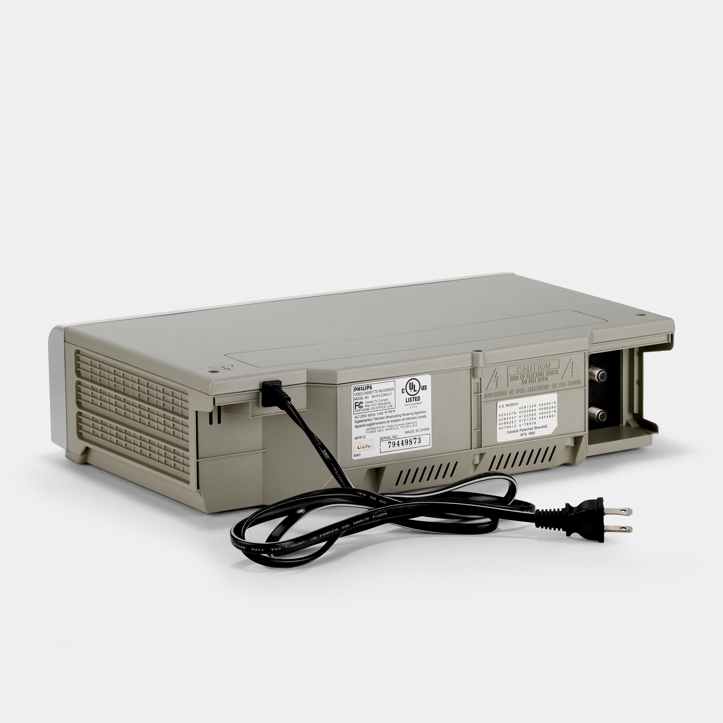 Philips Magnavox MVR430MG21 VCR VHS Player