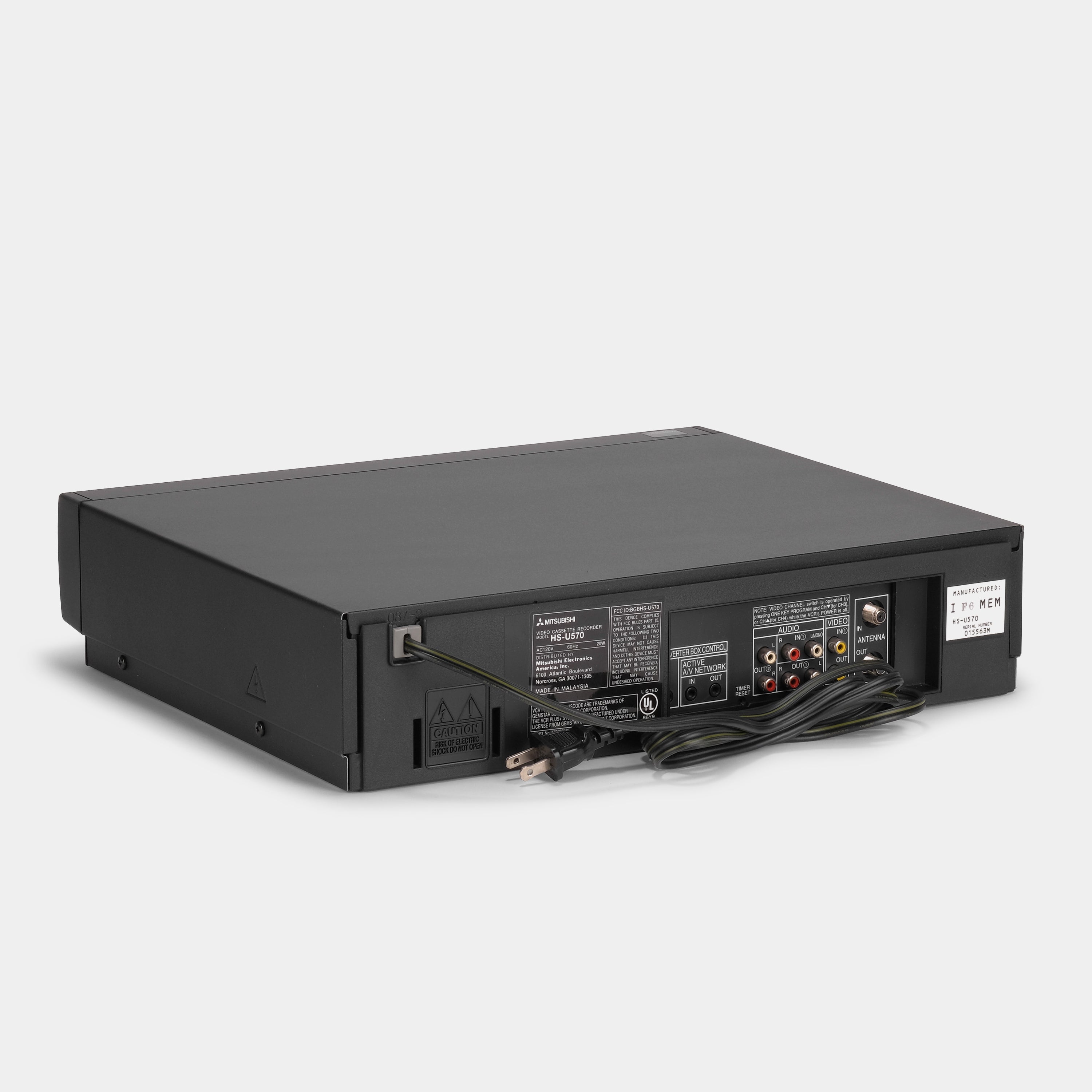 Mitsubishi HS-U570 VCR VHS Player