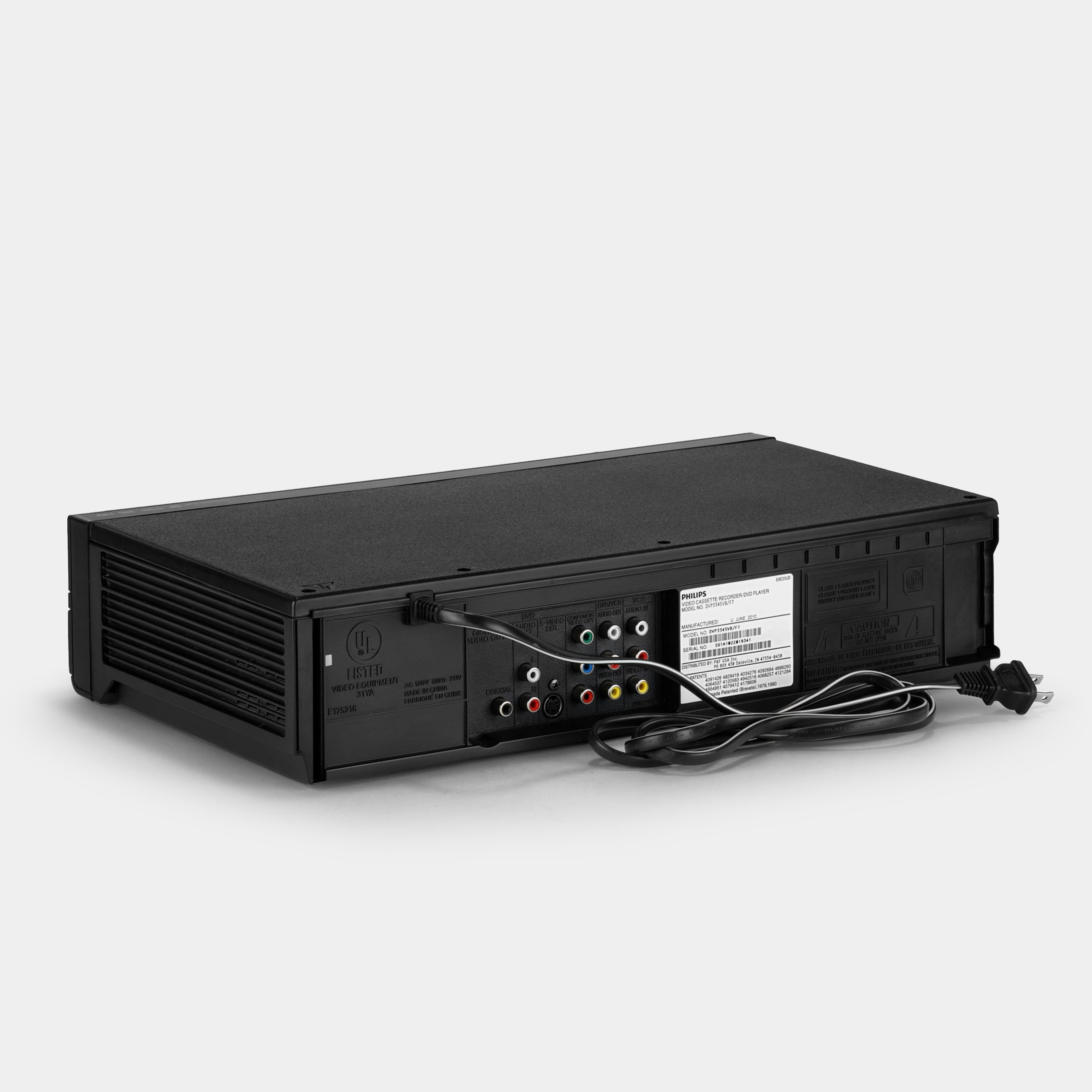 Philips DVP3345VB/F7 VCR VHS and DVD Player