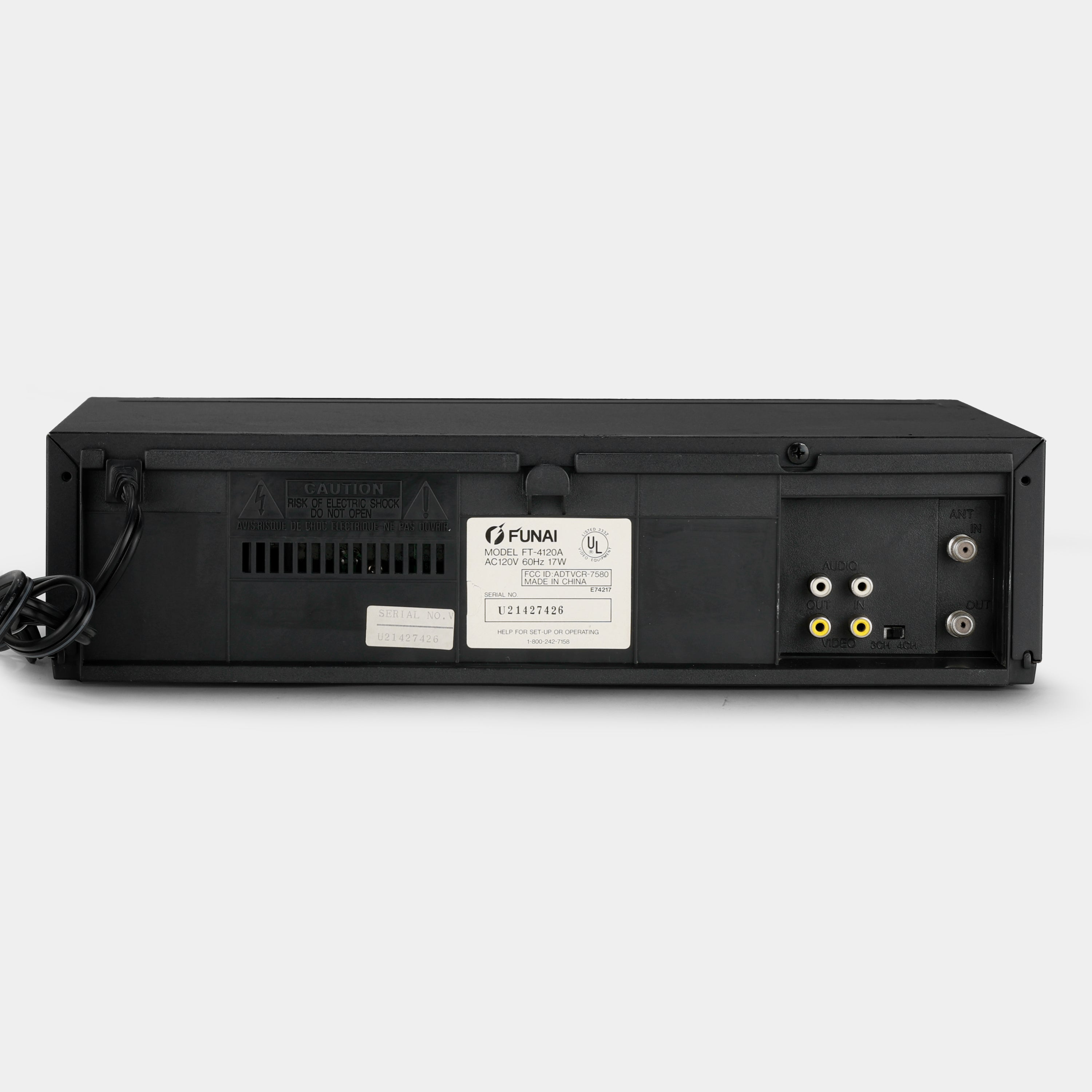 Funai FT4120 A VCR VHS Player