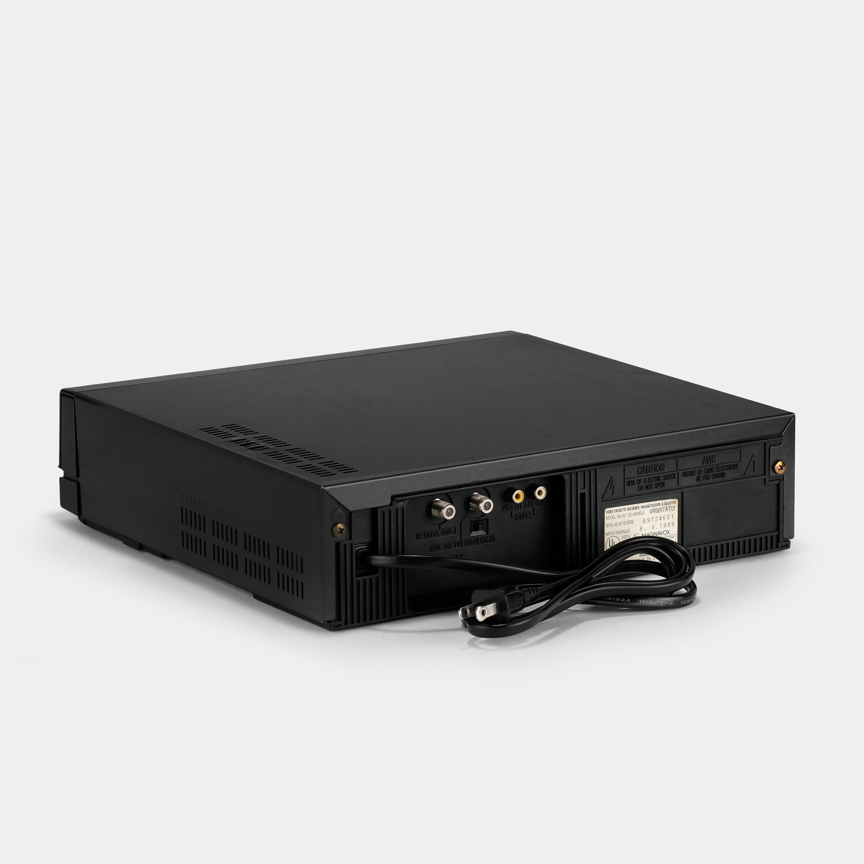 Magnavox VR9817AT01 VCR VHS Player