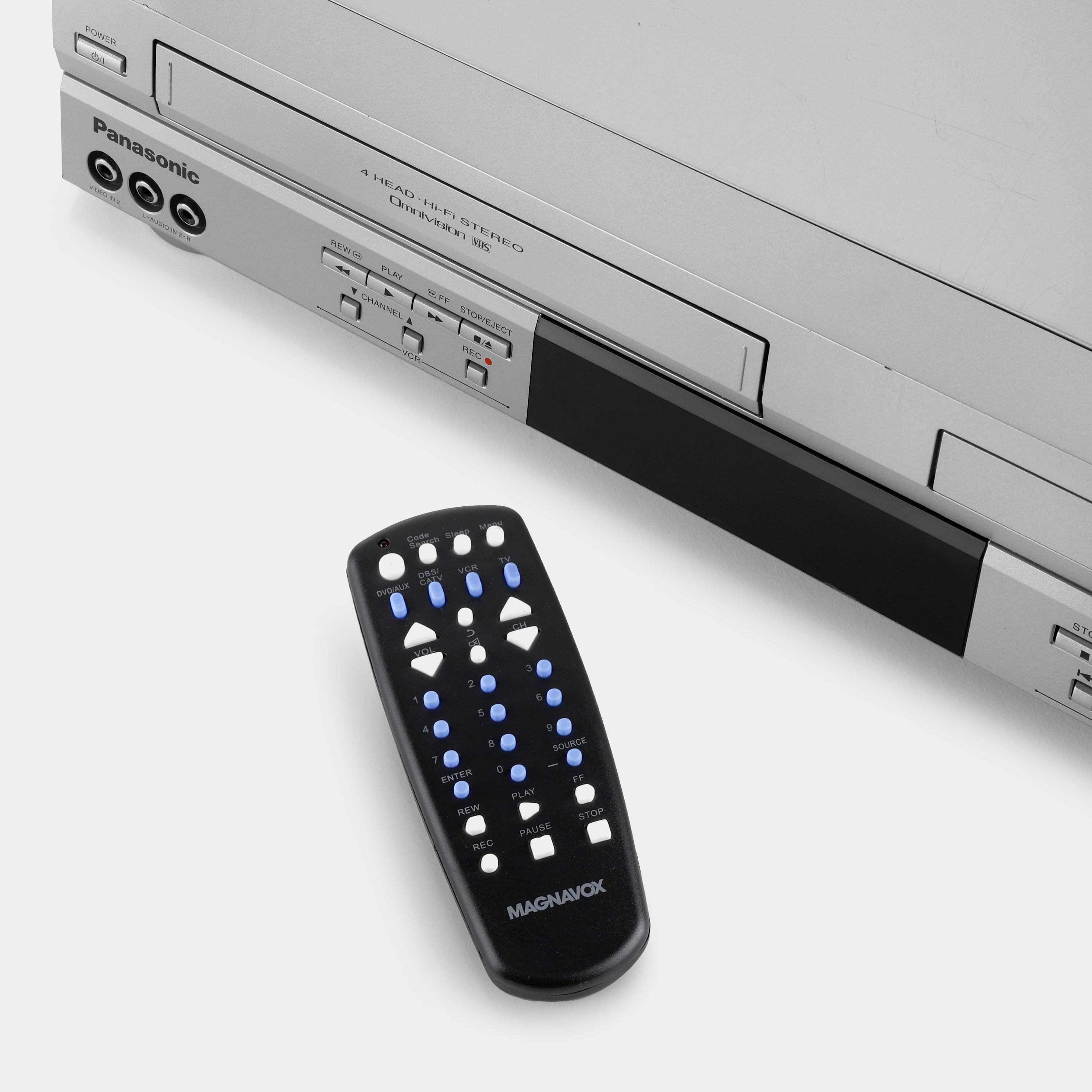 Panasonic PV-D4743S VCR VHS and DVD Player