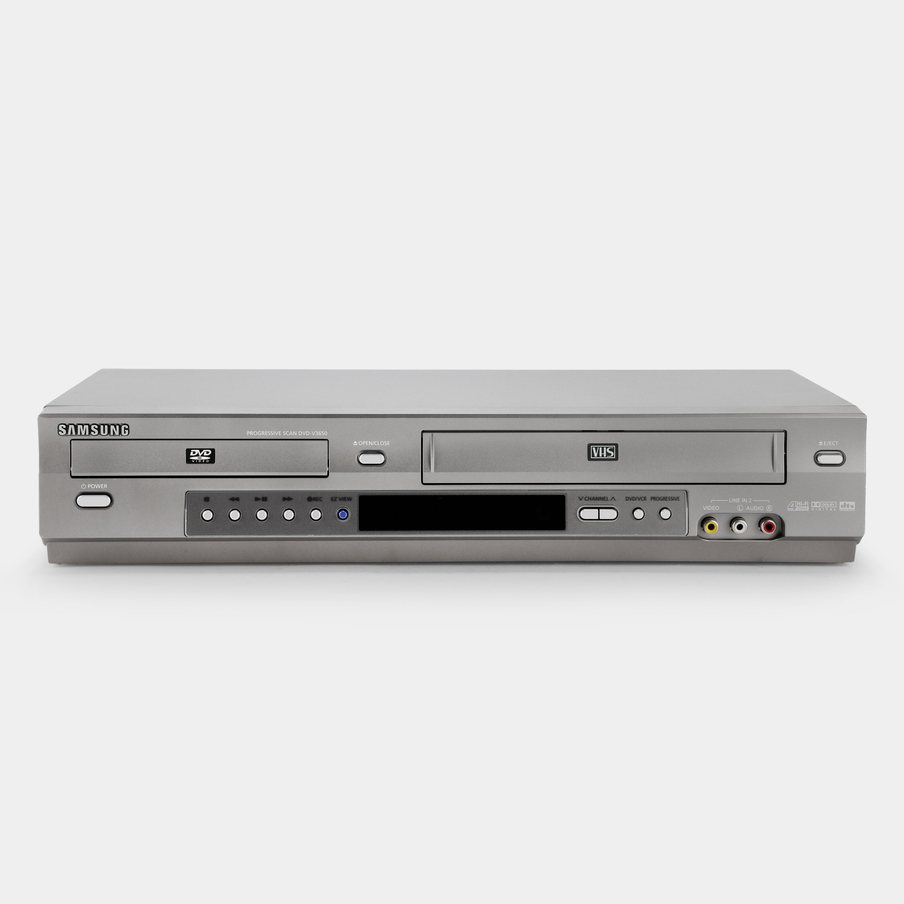 Samsung DVD-V3650 VCR VHS and DVD Player