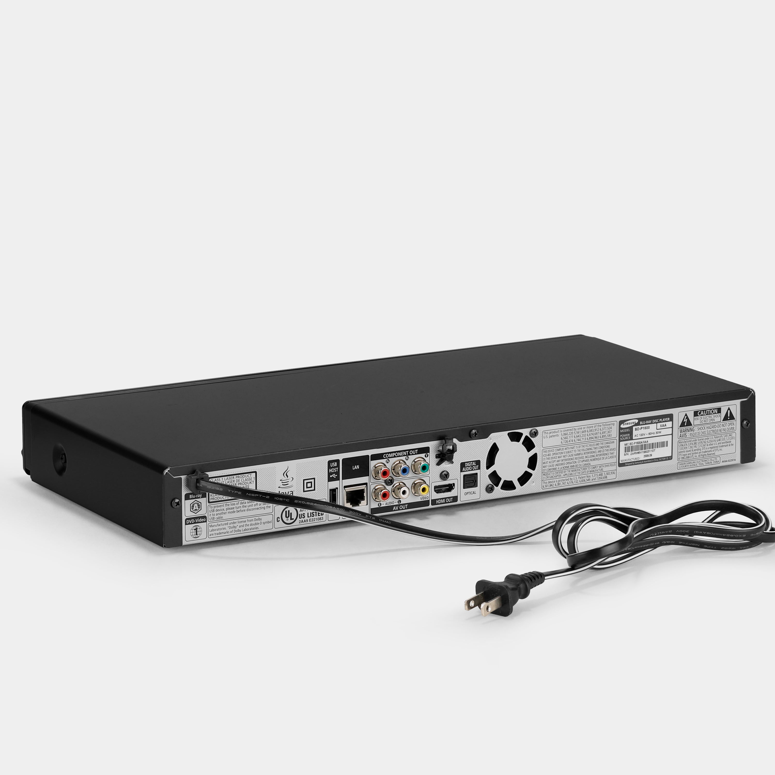 Samsung BD-P1600 Blu-Ray DVD Player