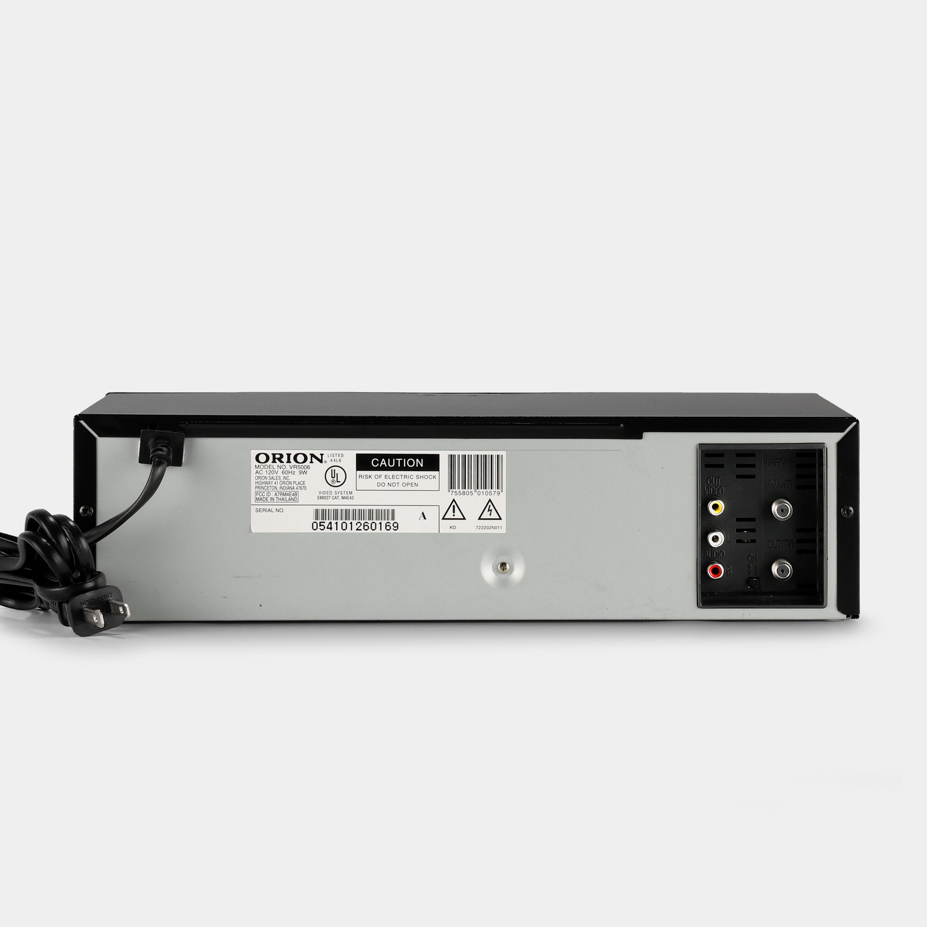 Orion VR5006 VCR VHS Player