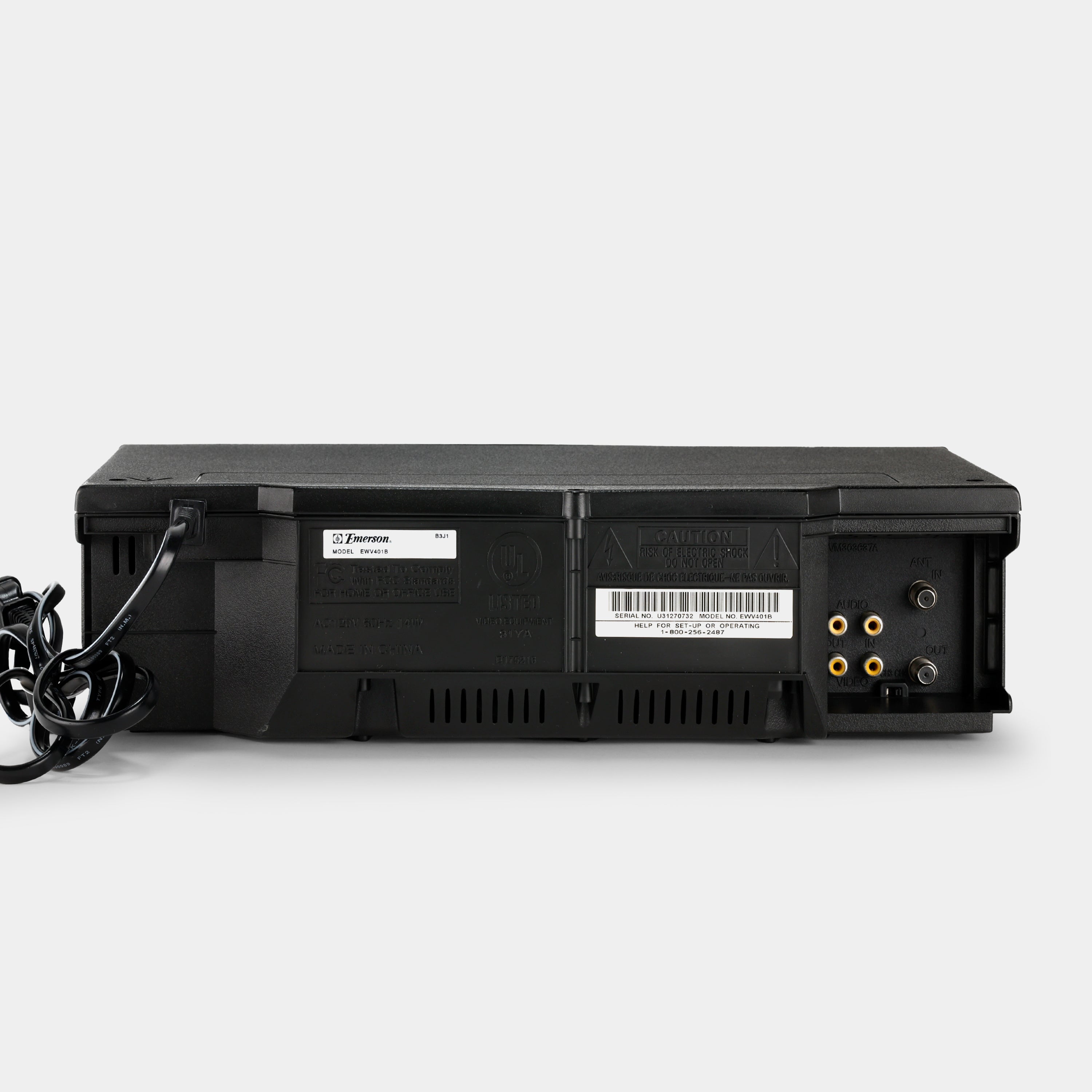 Emerson EWV401B VCR VHS Player