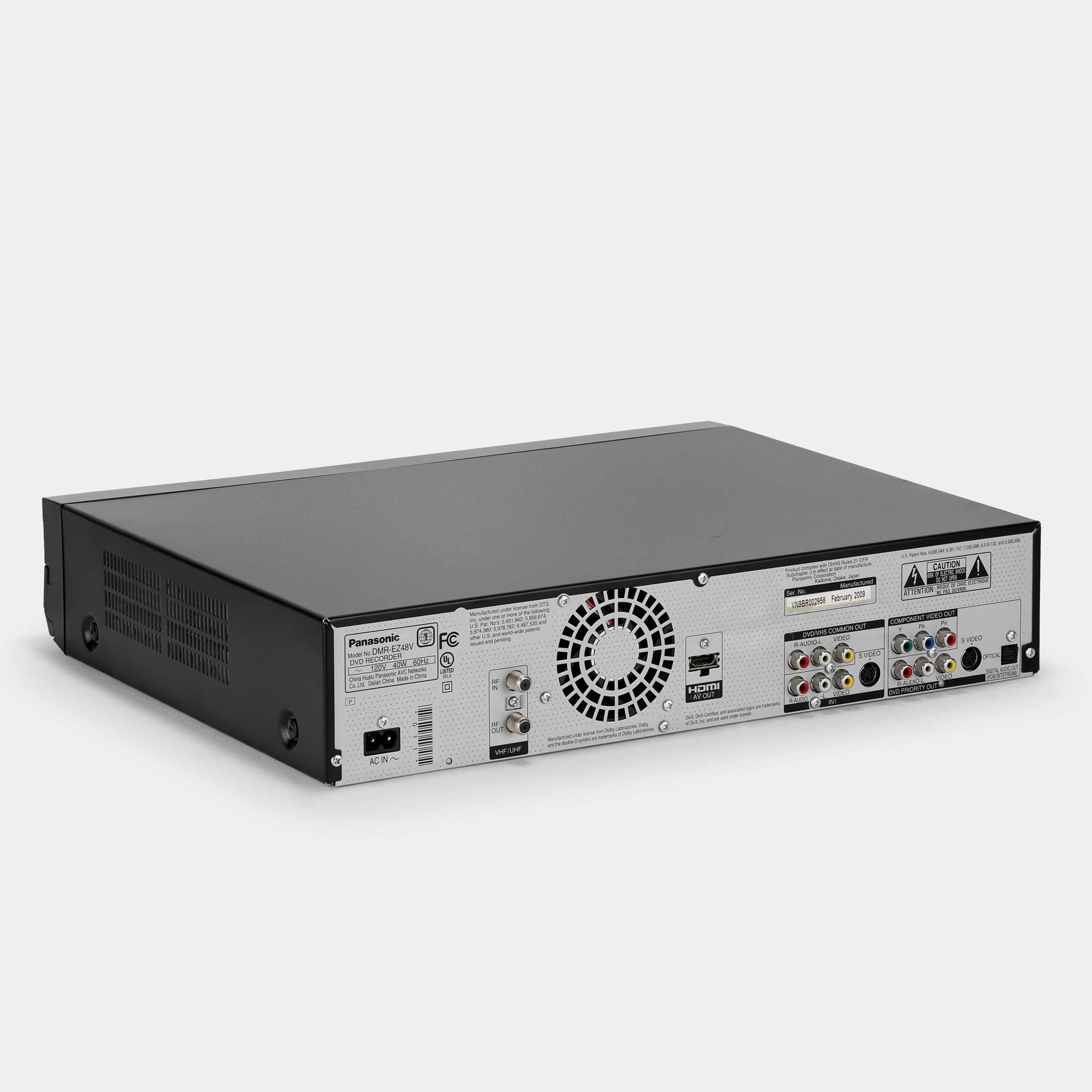 Panasonic DMR-EZ48V VCR VHS Player and DVD Recorder