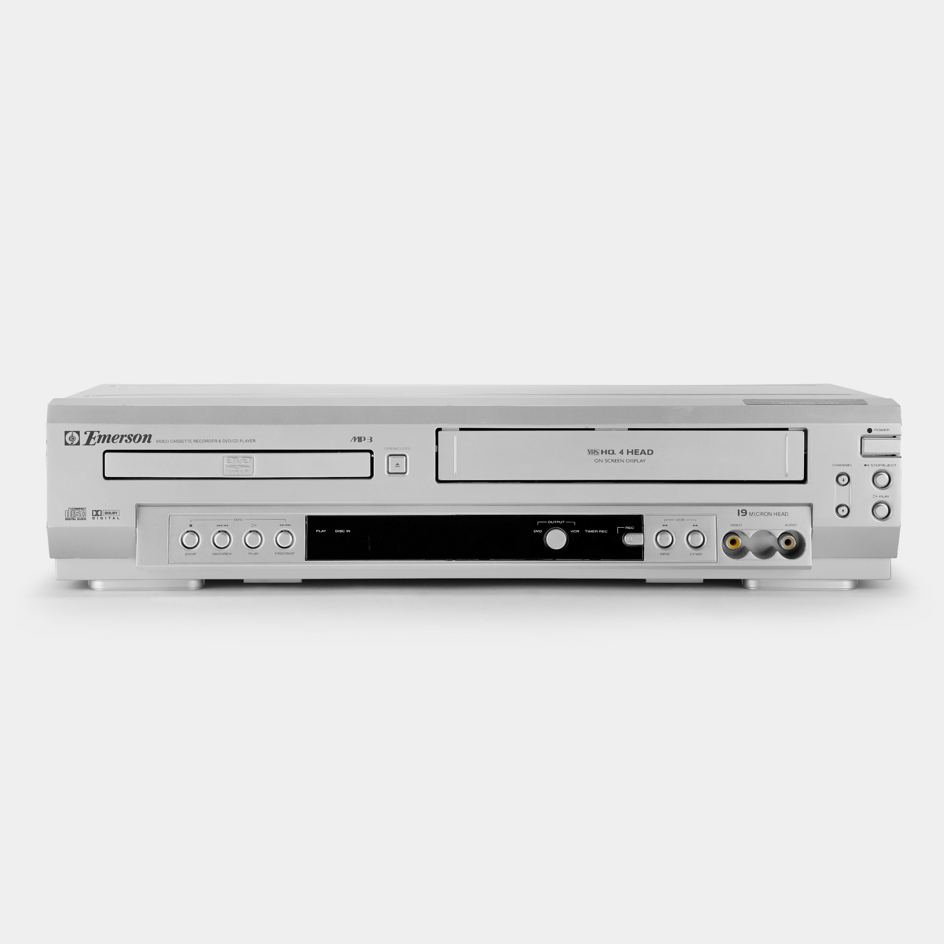 Emerson EWD2003 VCR VHS and DVD Player