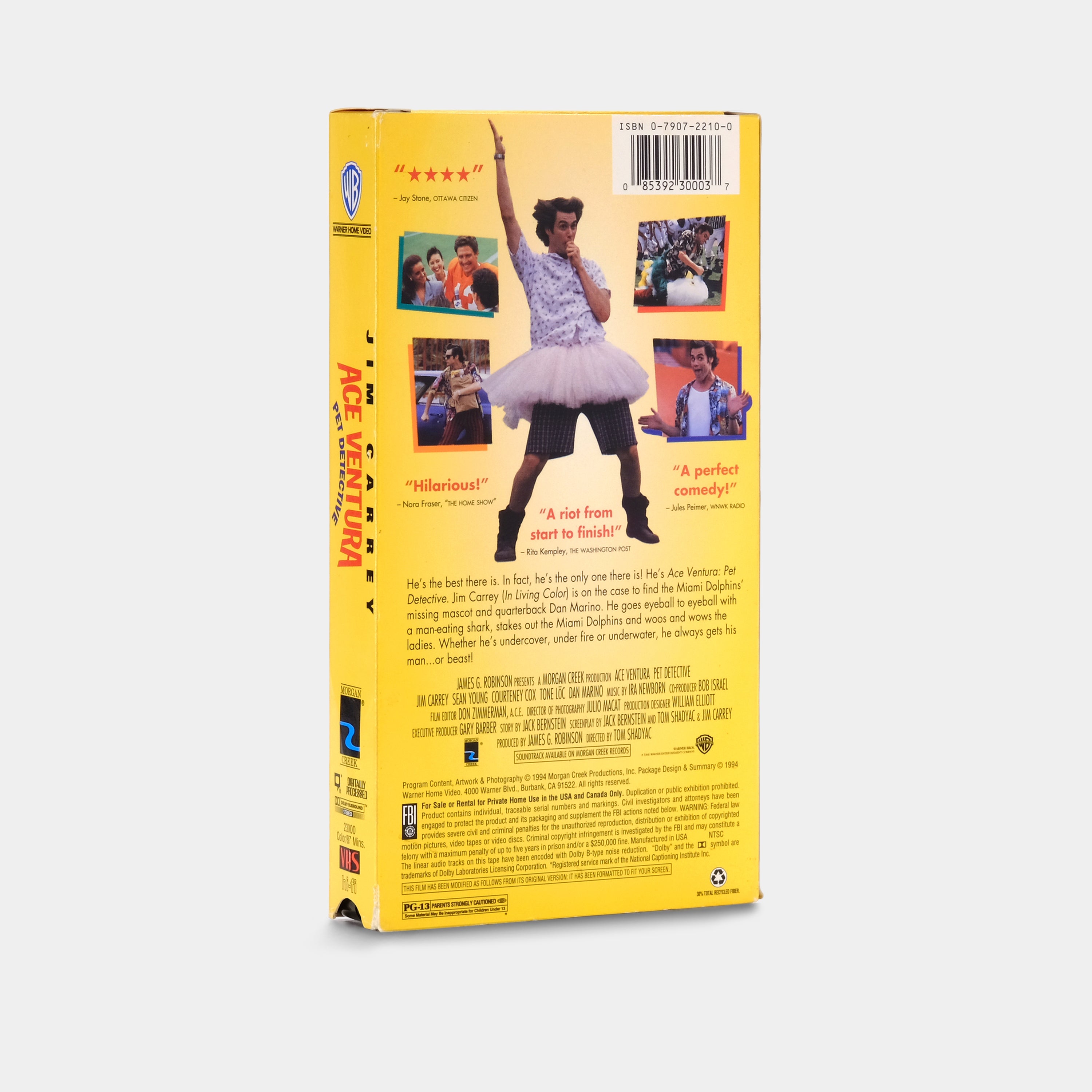 Ace Ventura: Pet Detective VHS Tape