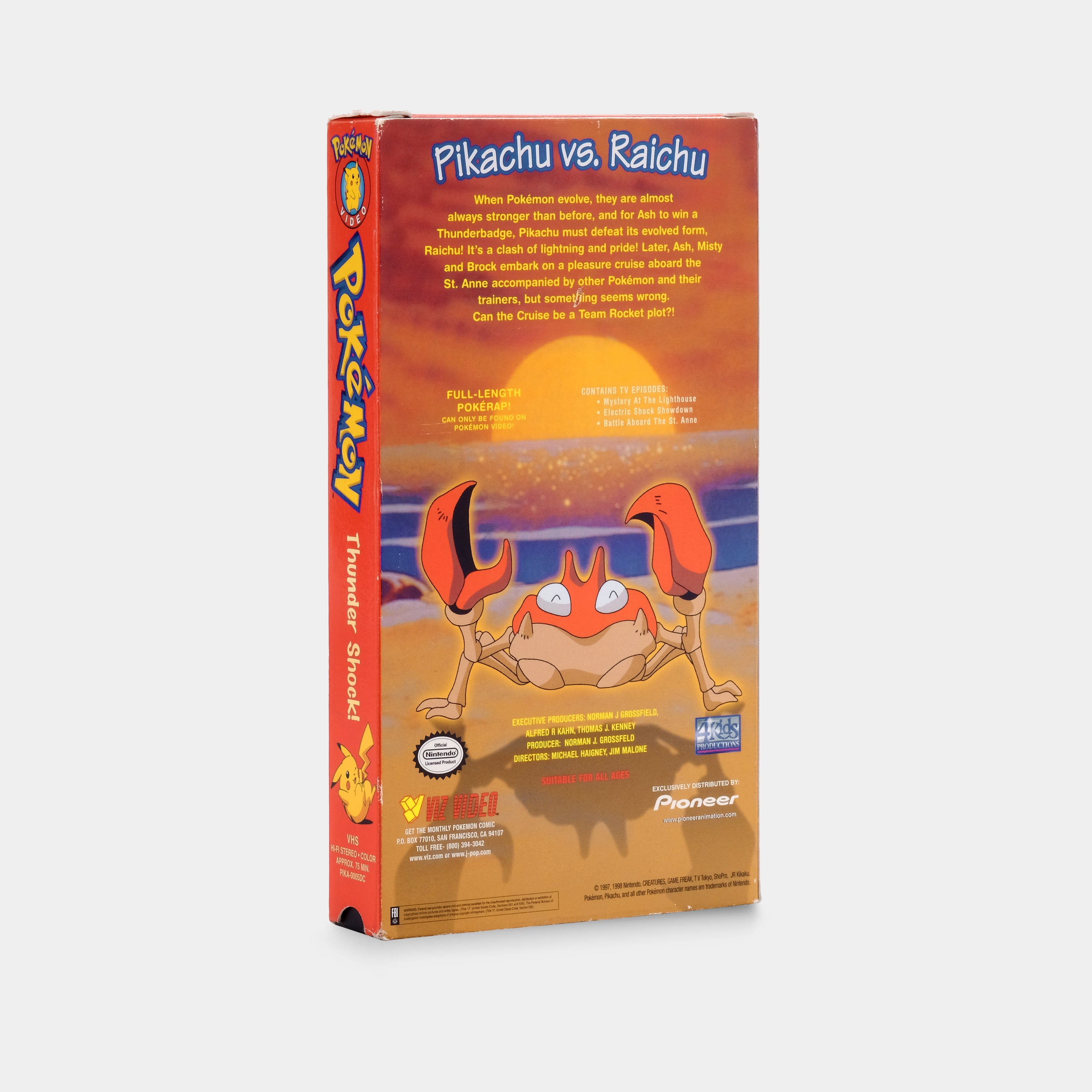 Pokémon: Thunder Shock! VHS Tape