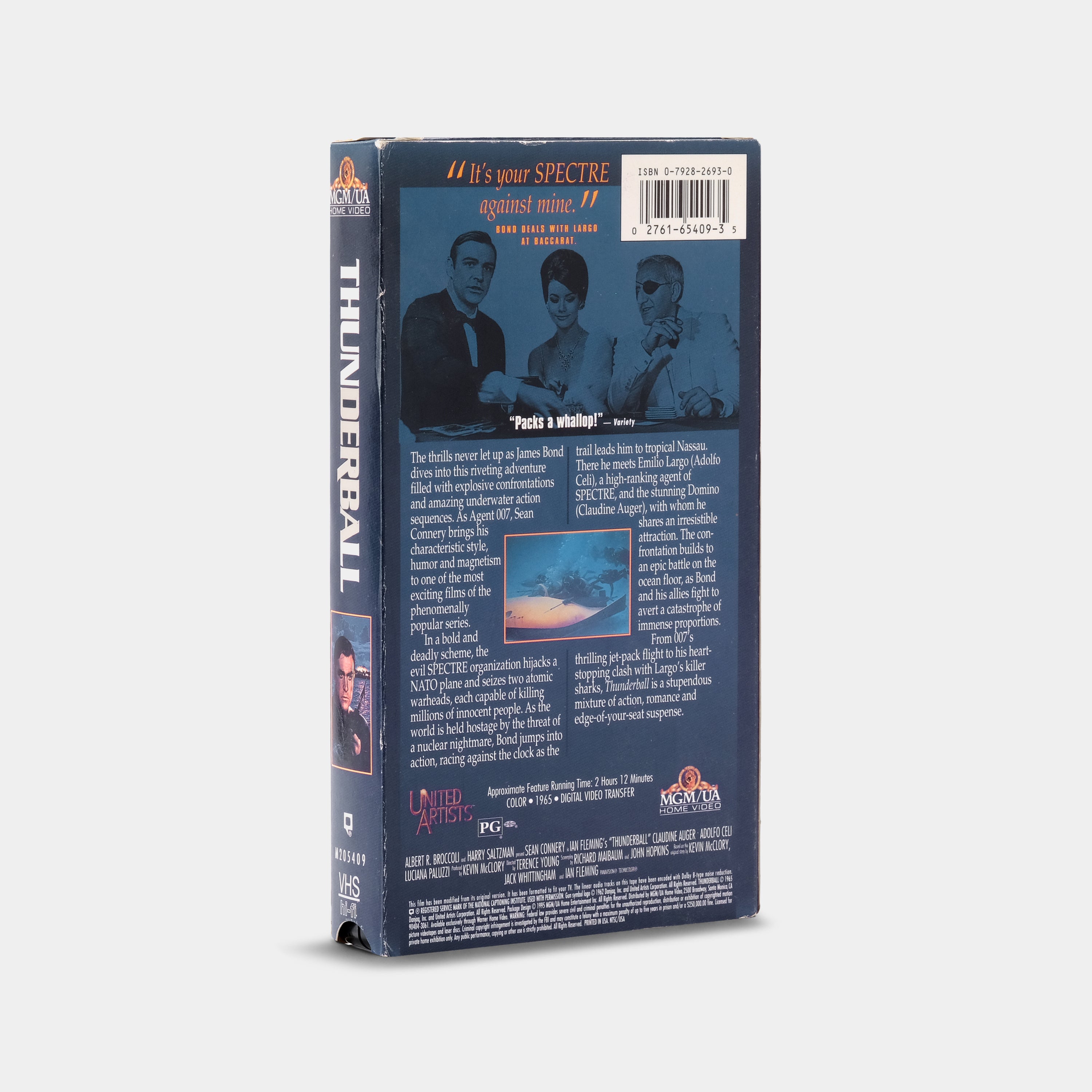 James Bond 007: Thunderball VHS Tape