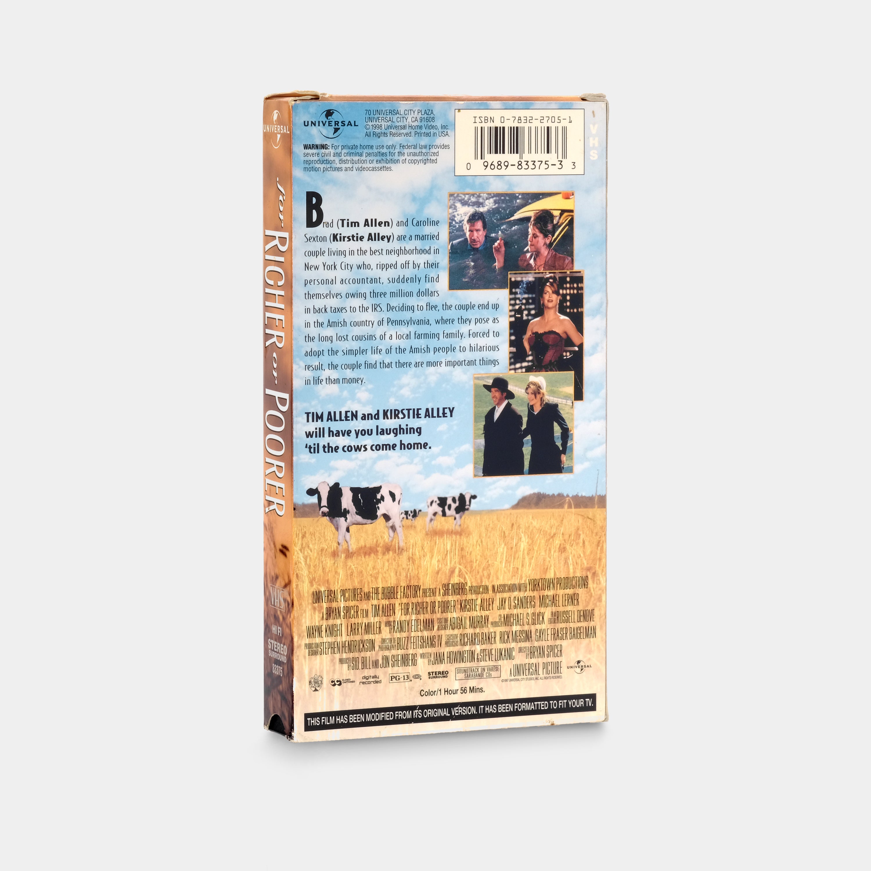 For Richer or Poorer VHS Tape