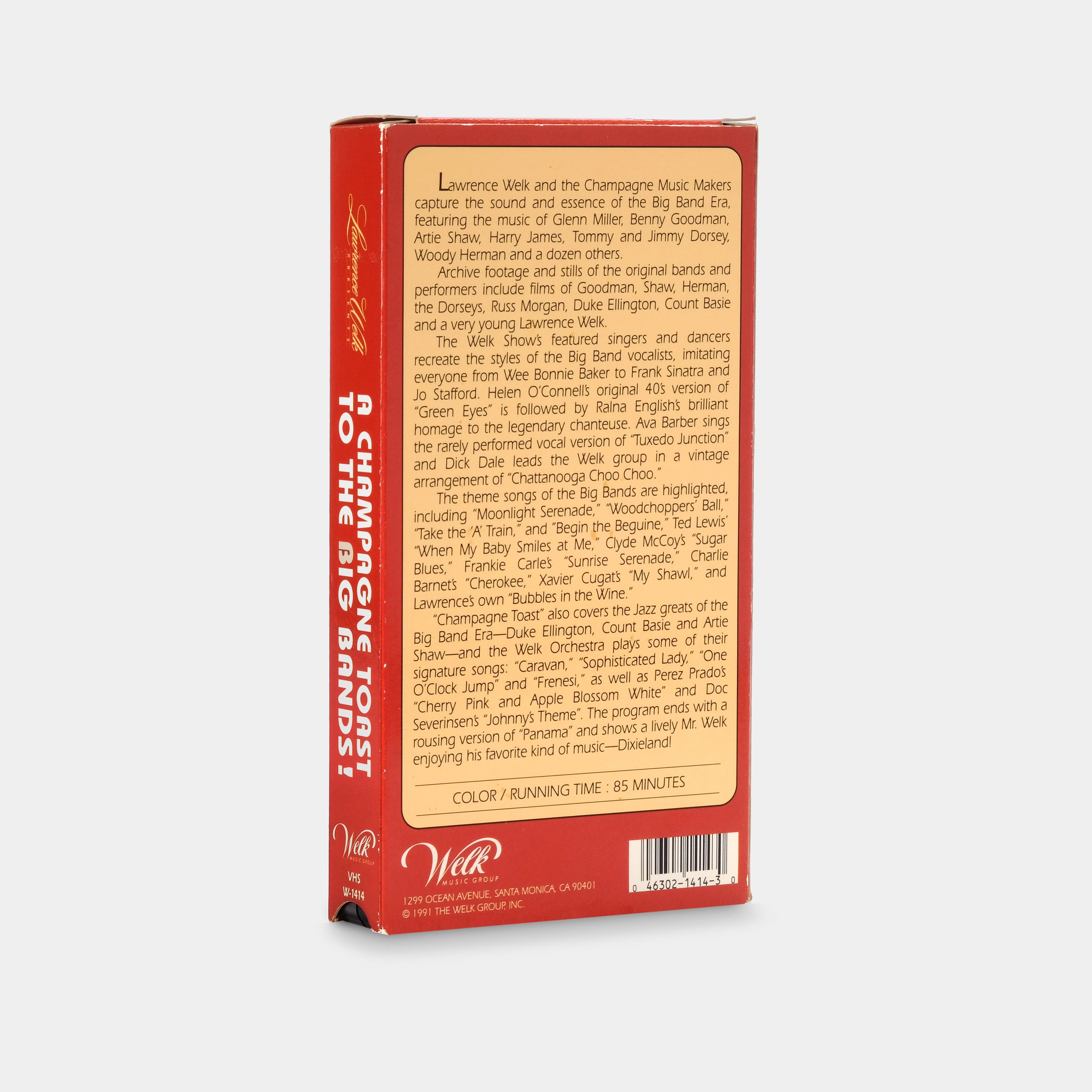 A Champagne Toast To The Big Bands! VHS Tape