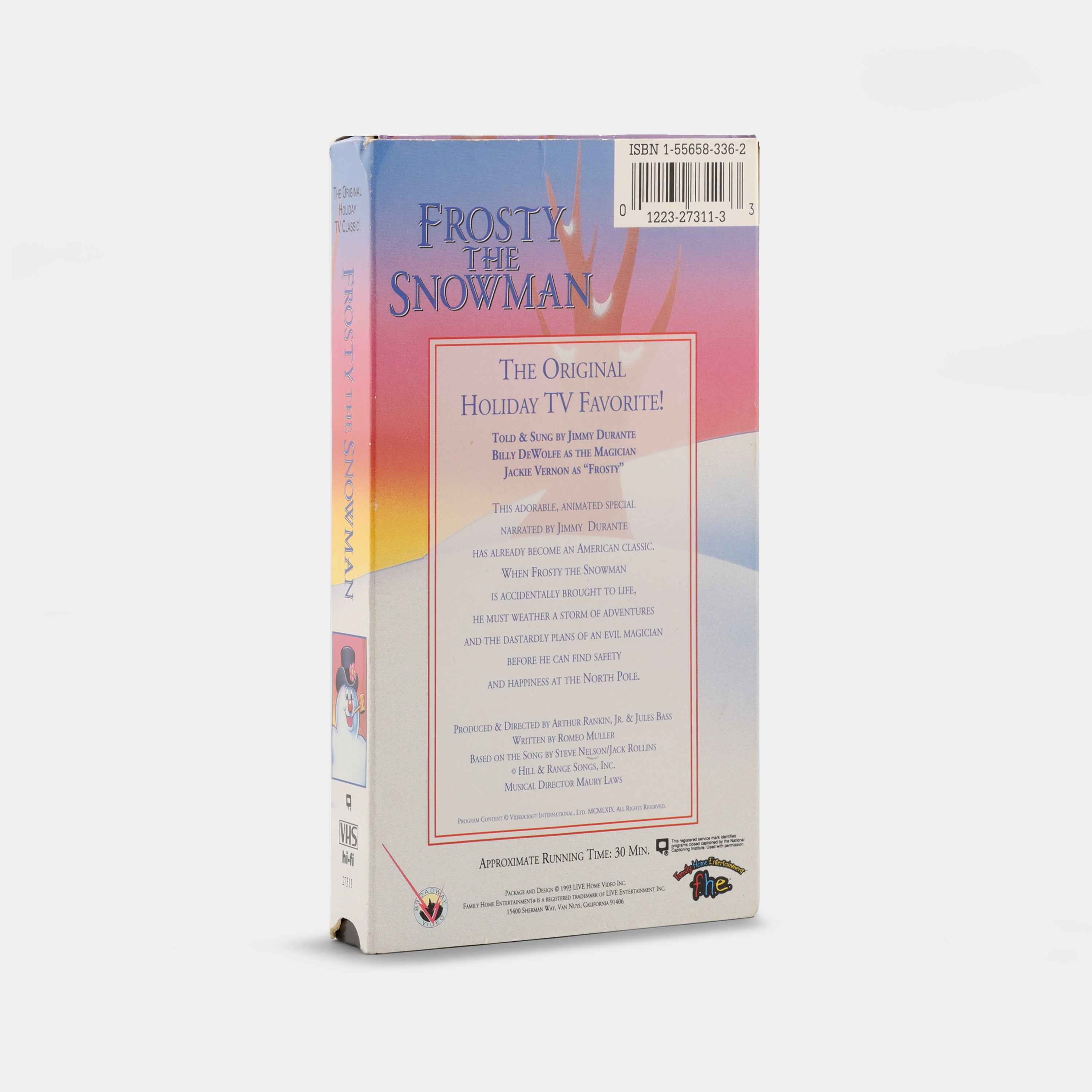 Frosty The Snowman VHS Tape