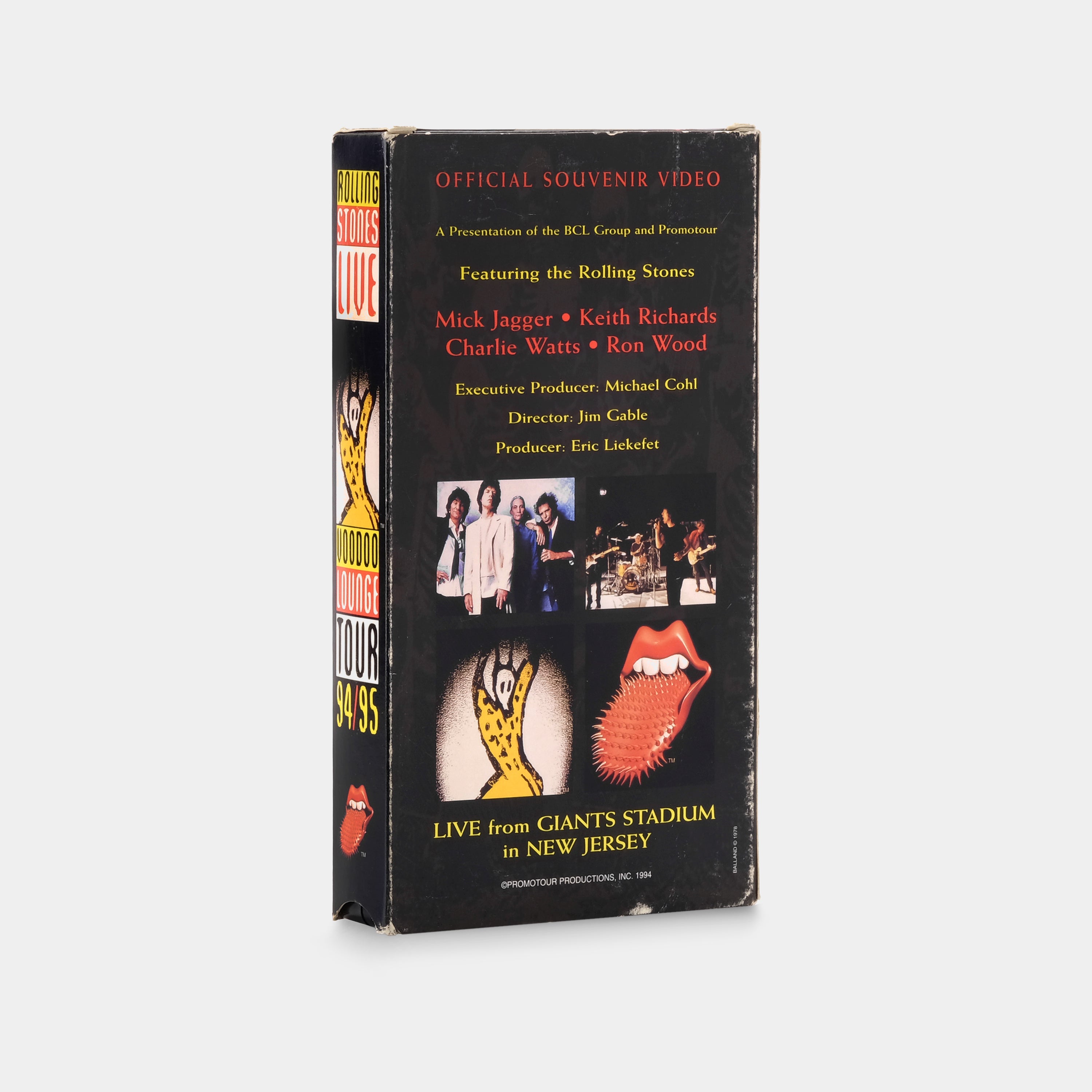 Rolling Stones Live: Voodoo Lounge Tour 94/95 VHS Tape