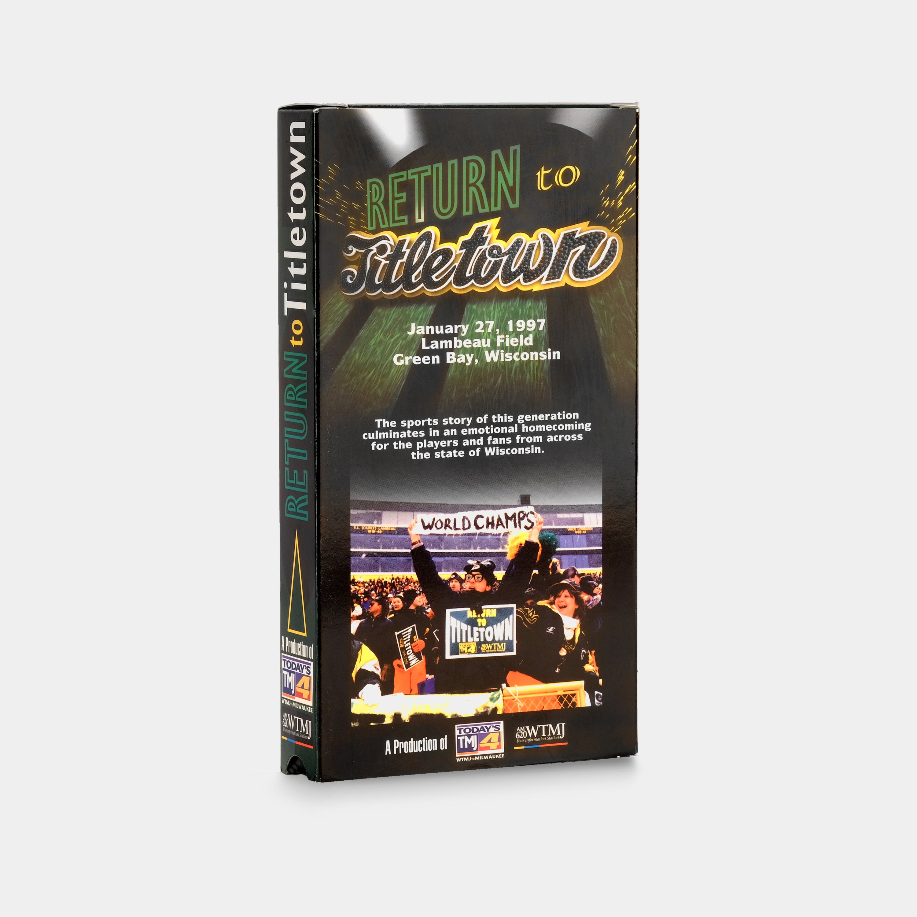 Green Bay Packers: Return To Titletown VHS Tape