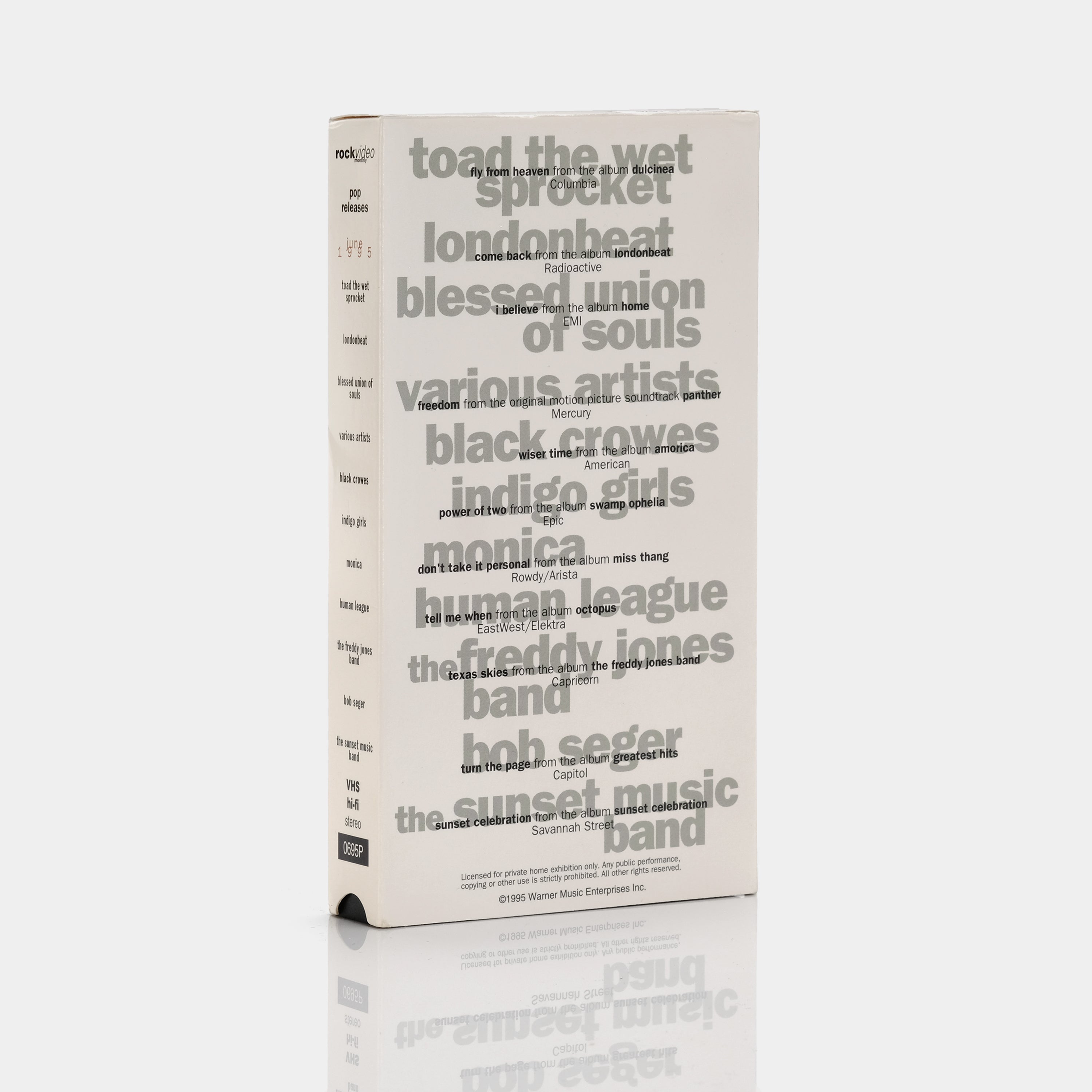 RockVideo Monthly - Pop Releases June 1995 VHS Tape