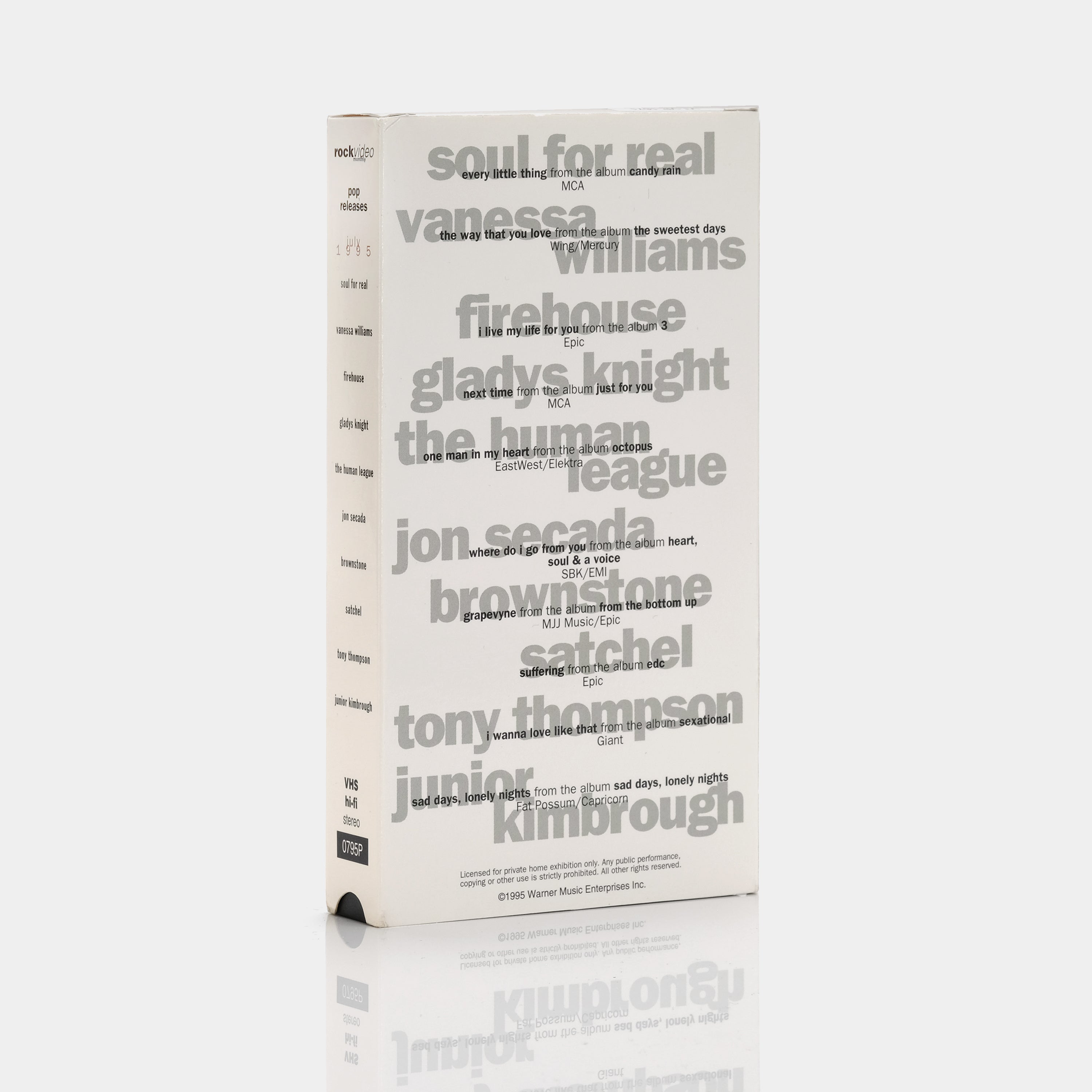 RockVideo Monthly - Pop Releases July 1995 VHS Tape