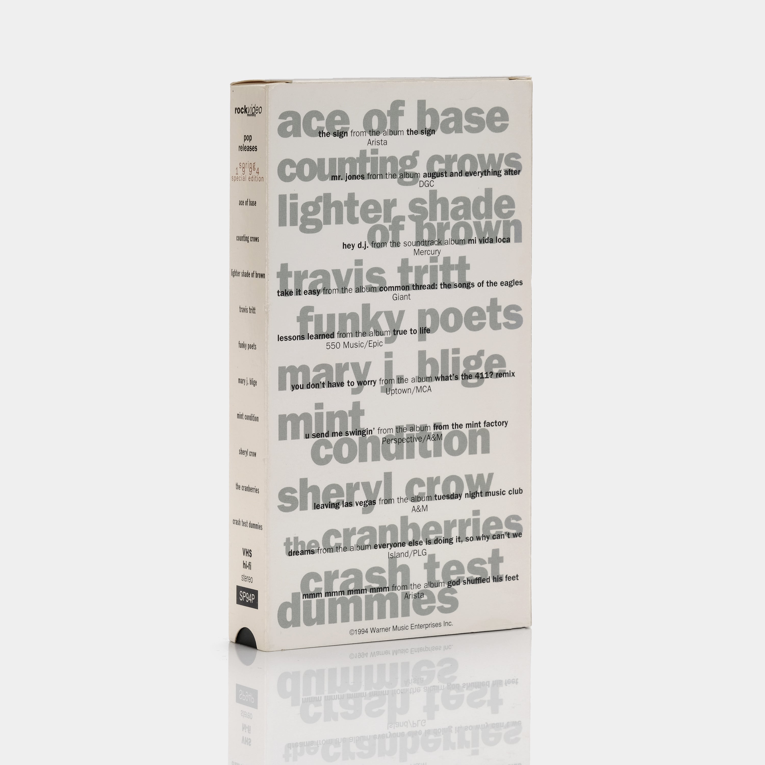 RockVideo Monthly - Pop Releases Spring 1994 Special Edition VHS Tape