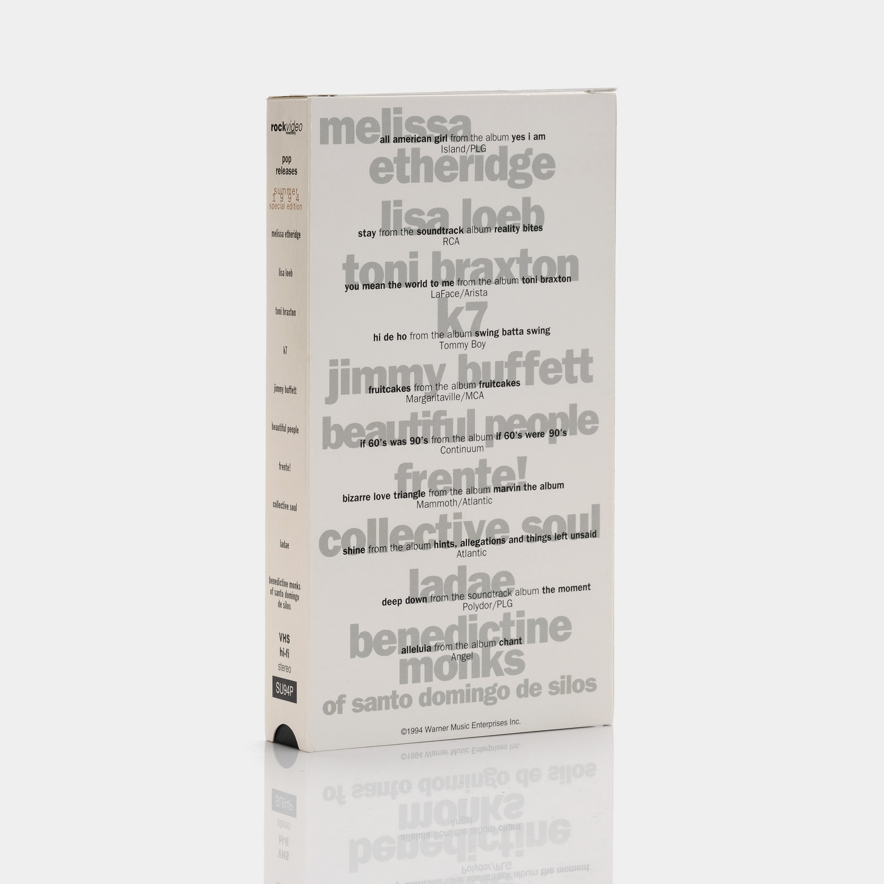 RockVideo Monthly - Pop Releases Summer 1994 Special Edition VHS Tape