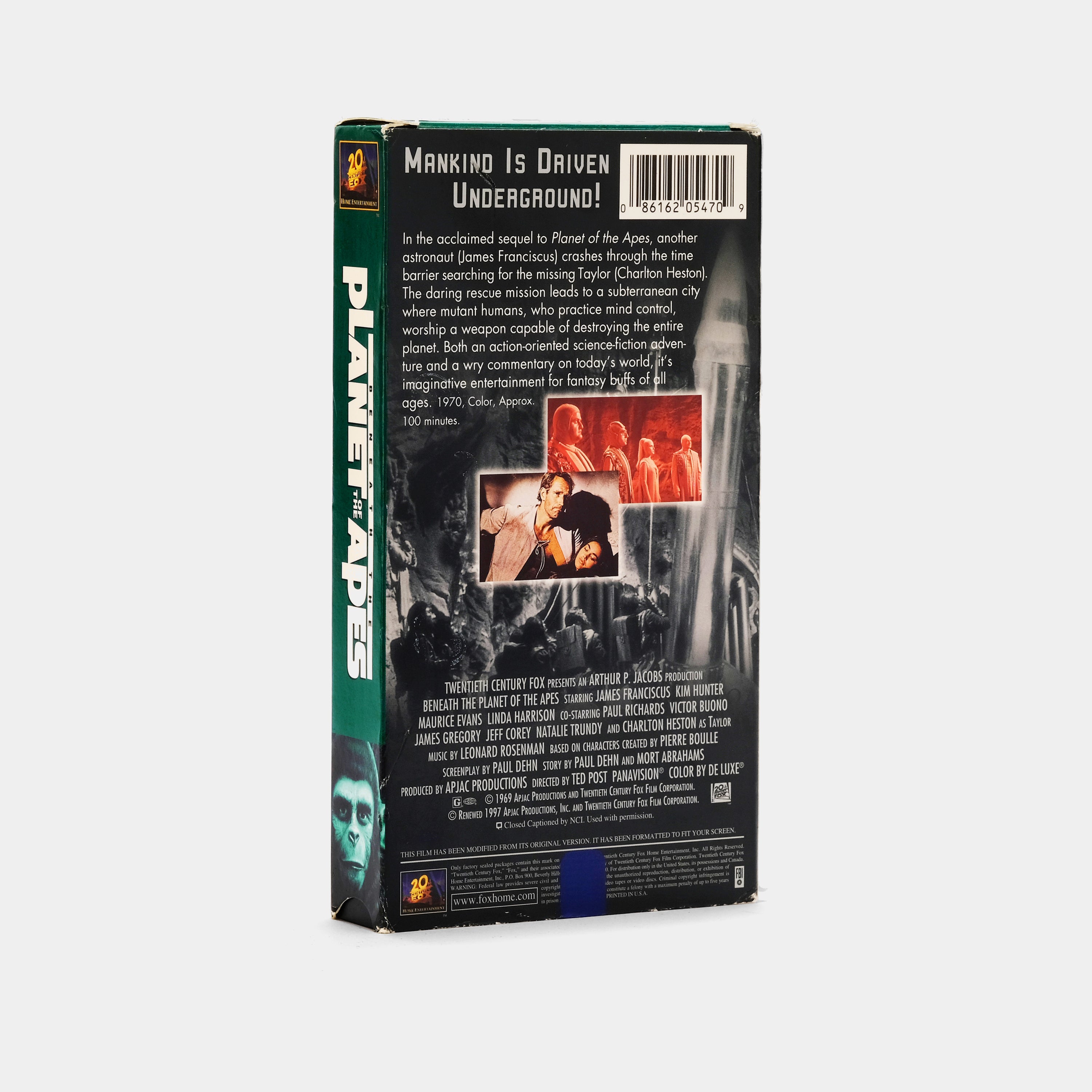 Beneath the Planet of the Apes VHS Tape