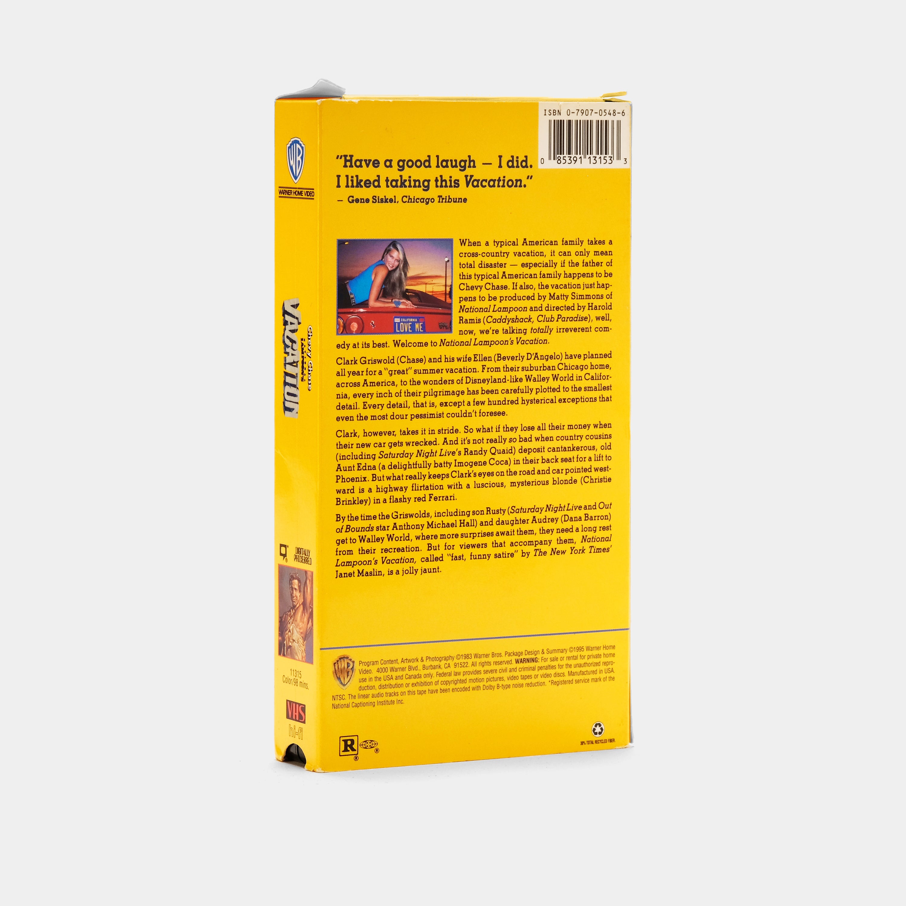 National Lampoon's Vacation VHS Tape