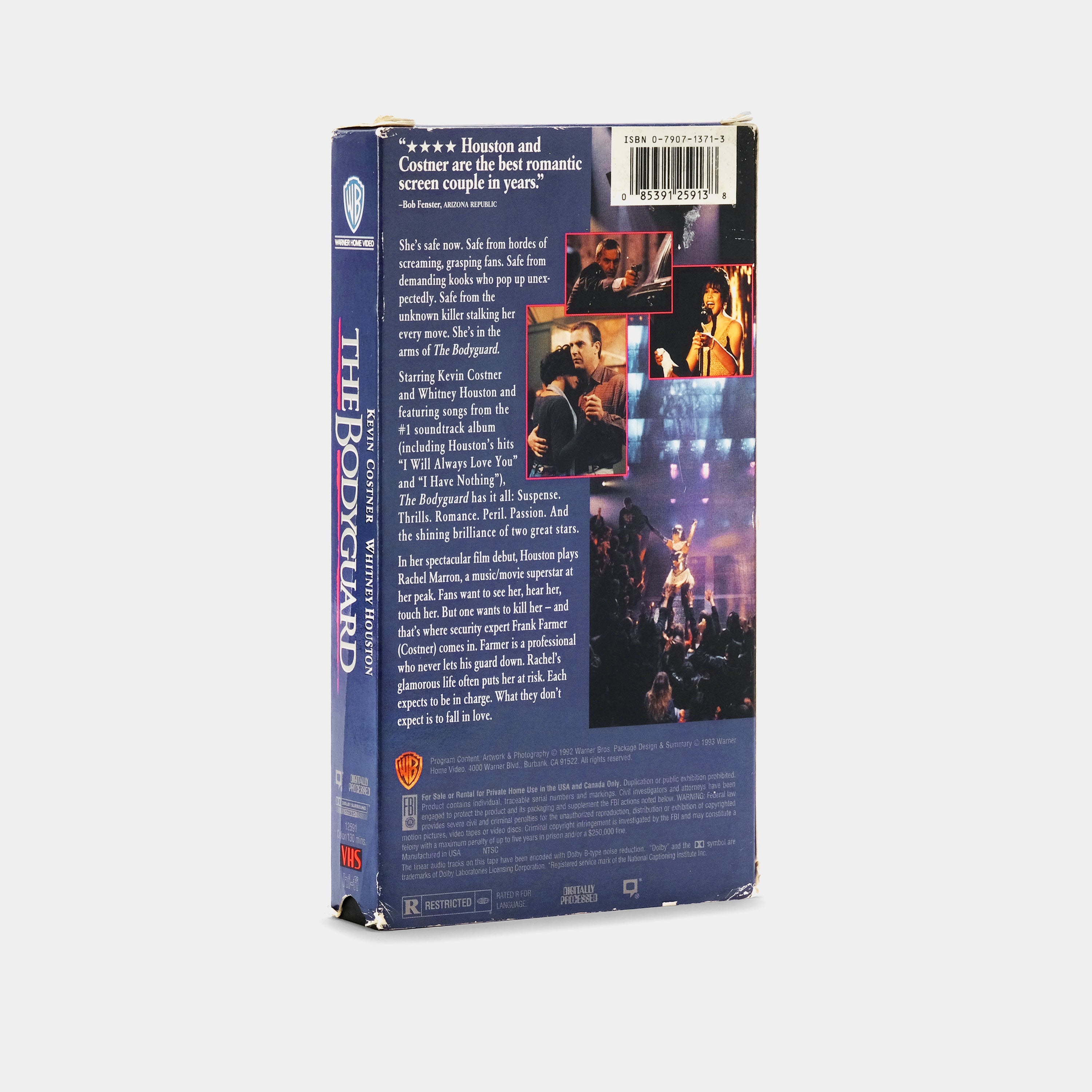 The Bodyguard VHS Tape