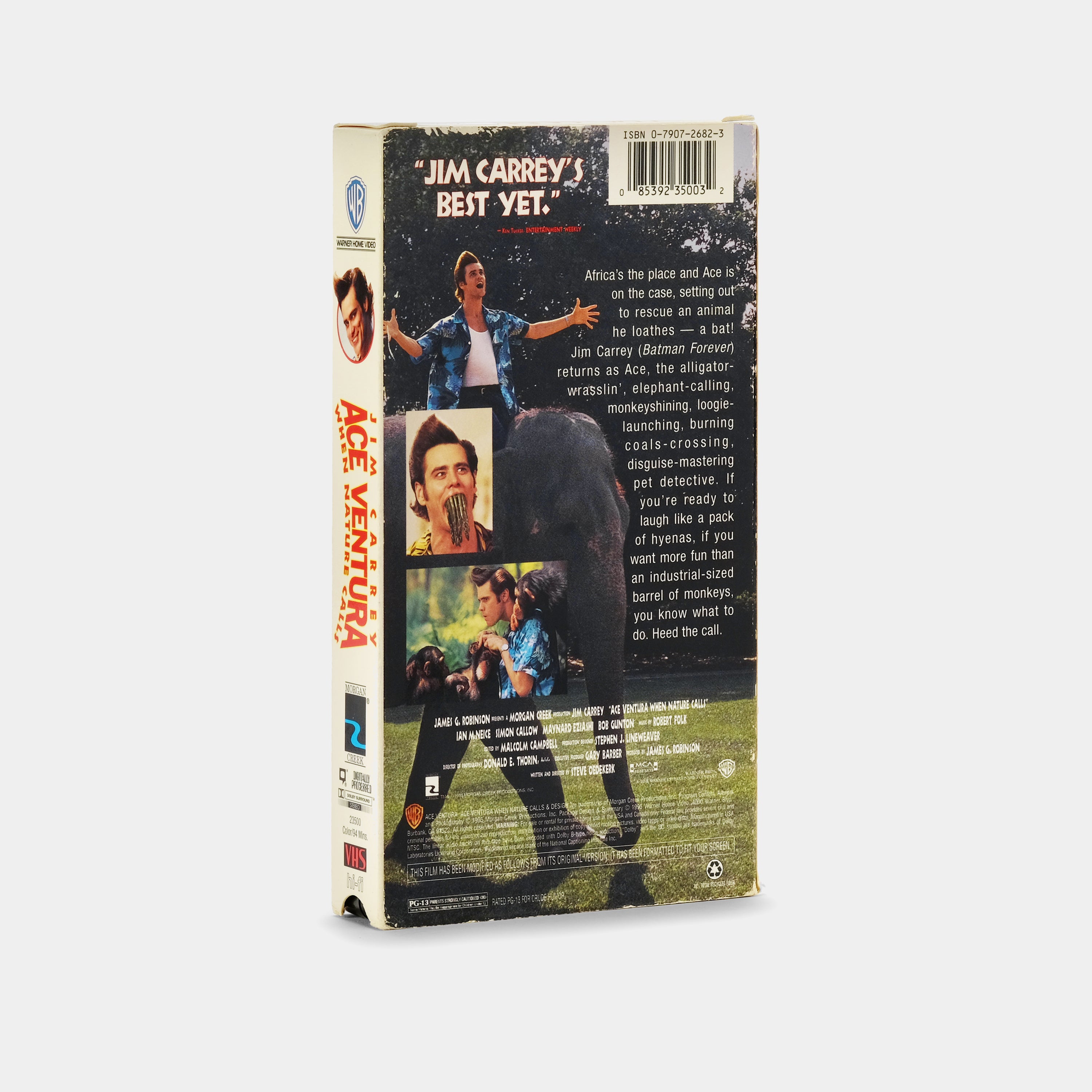 Ace Ventura: When Nature Calls VHS Tape