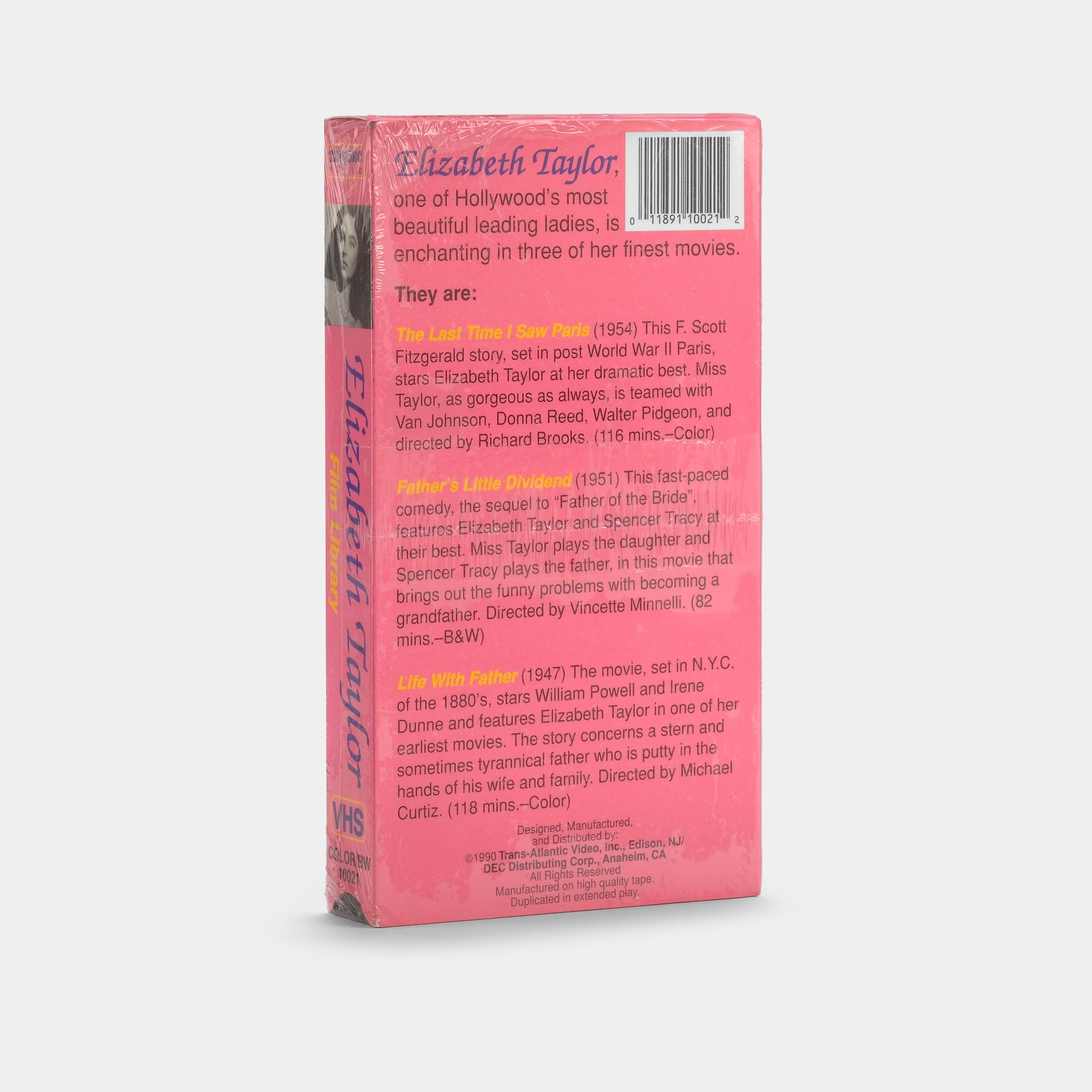 Elizabeth Taylor: Film Library (Sealed) VHS Tape