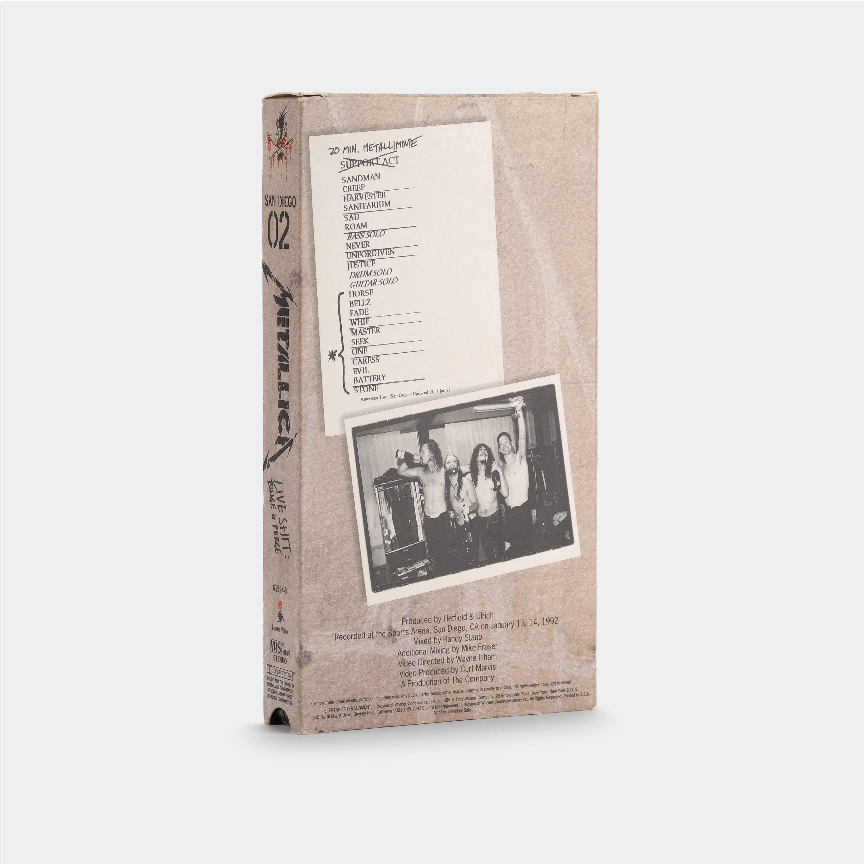 Metallica: Live Shit - Binge & Purge, San Diego 02 VHS Tape