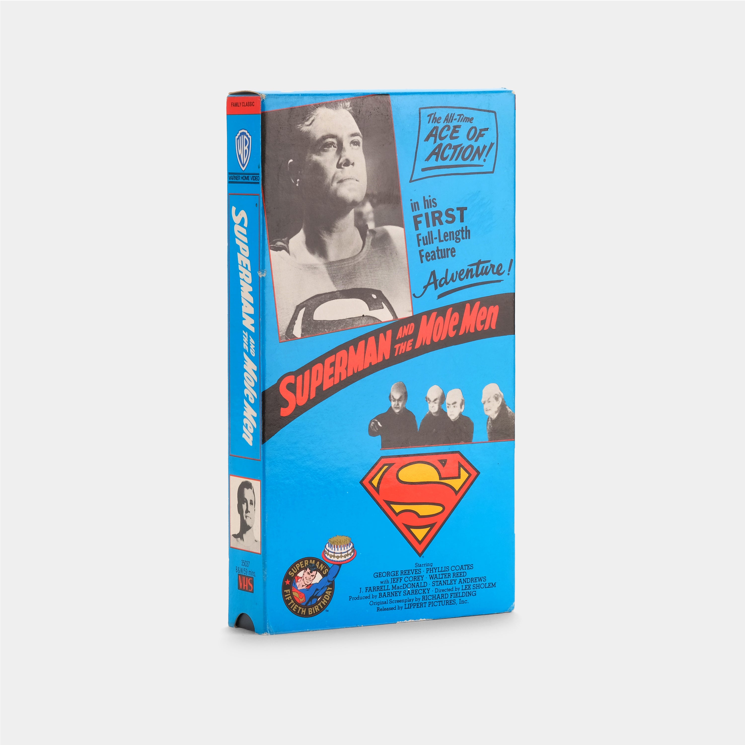 Superman and the Mole-Men VHS Tape