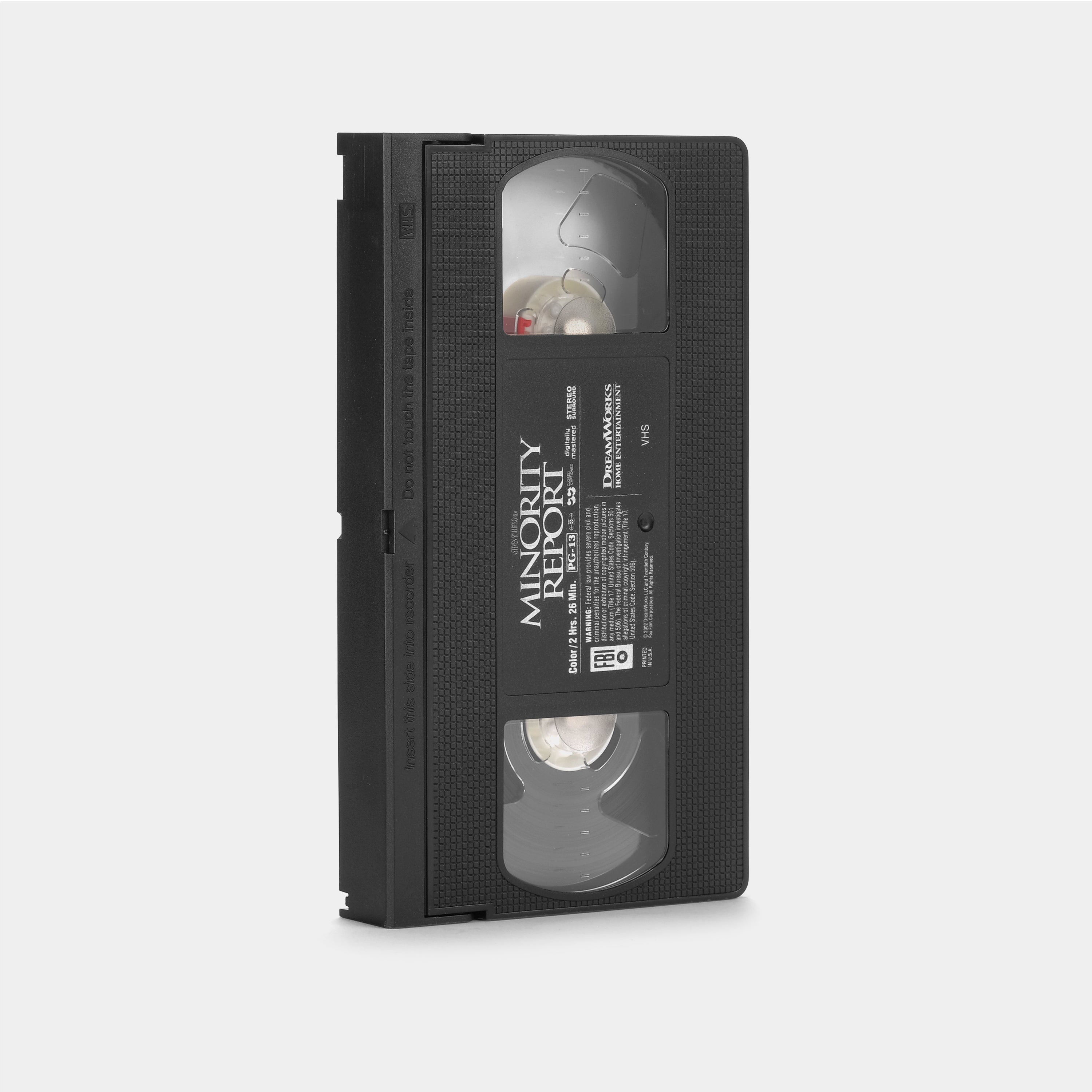 Minority Report VHS Tape