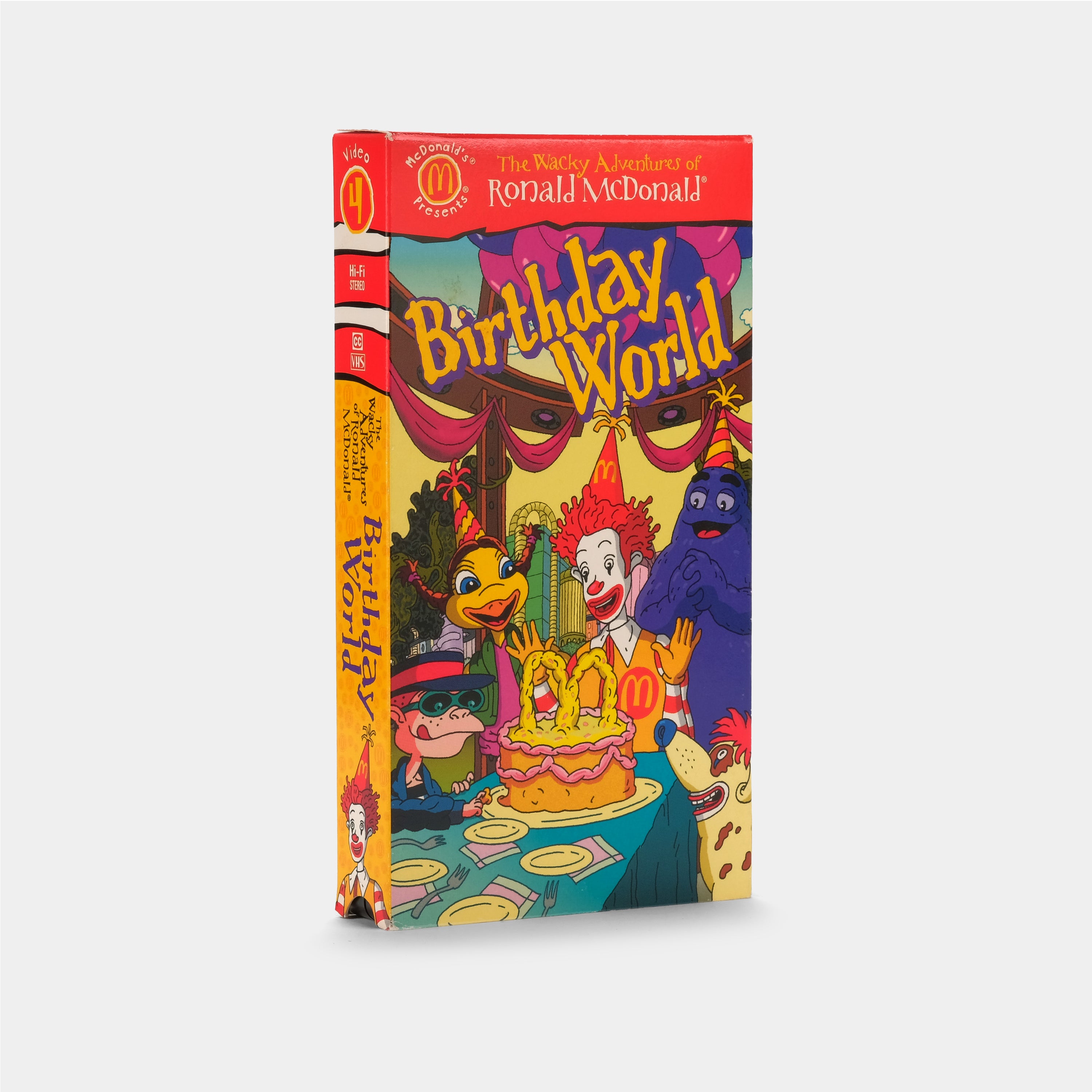 The Wacky Adventures of Ronald McDonald: Birthday World VHS Tape