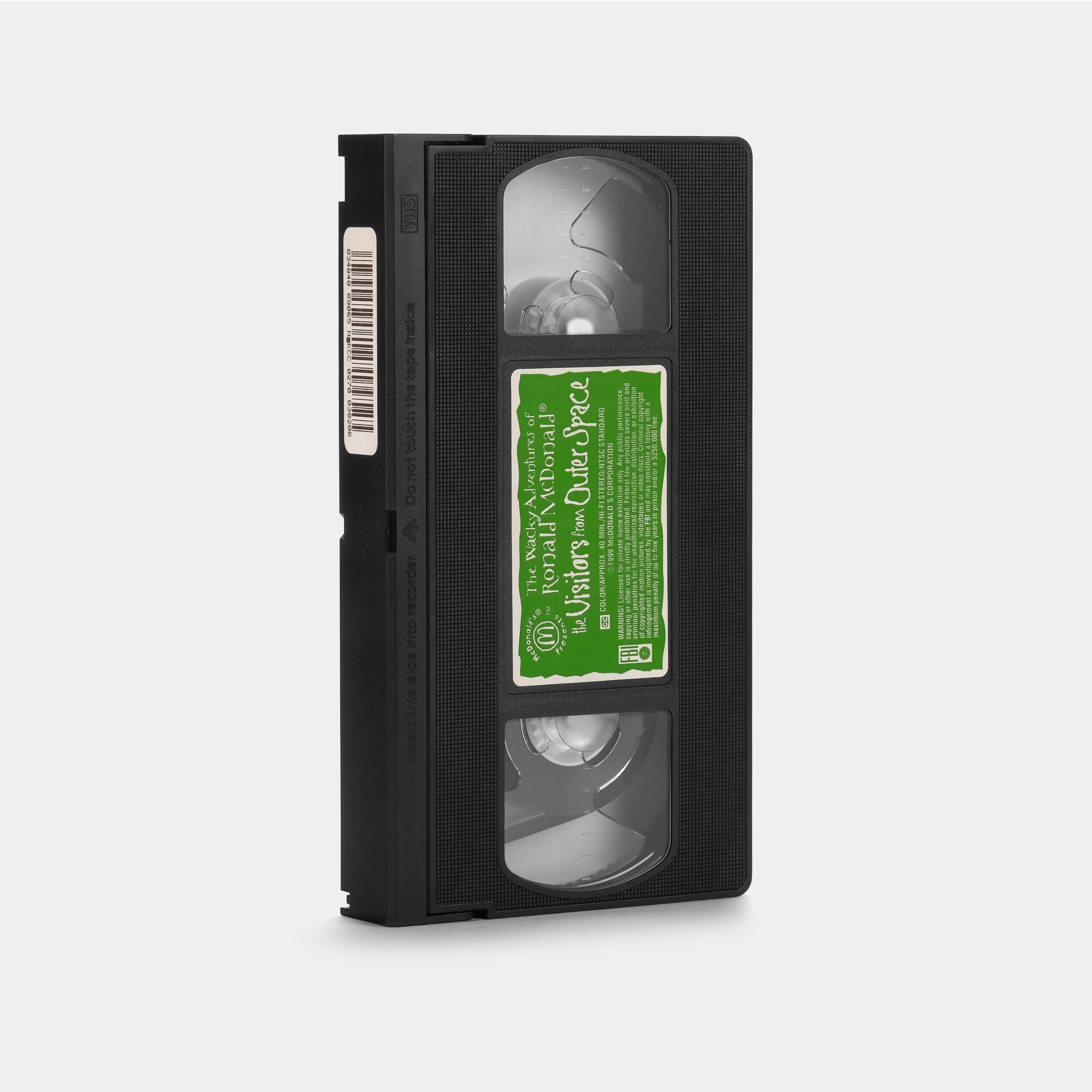 The Wacky Adventures of Ronald McDonald: The Visitors from Outer Space VHS Tape