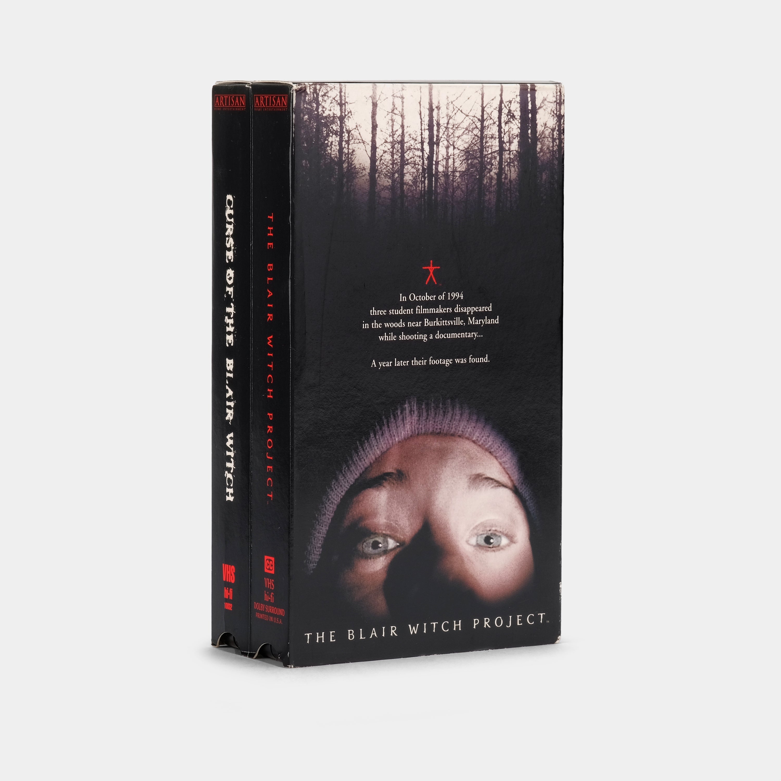 The Blair Witch Project / Curse of The Blair Witch VHS Tape Set