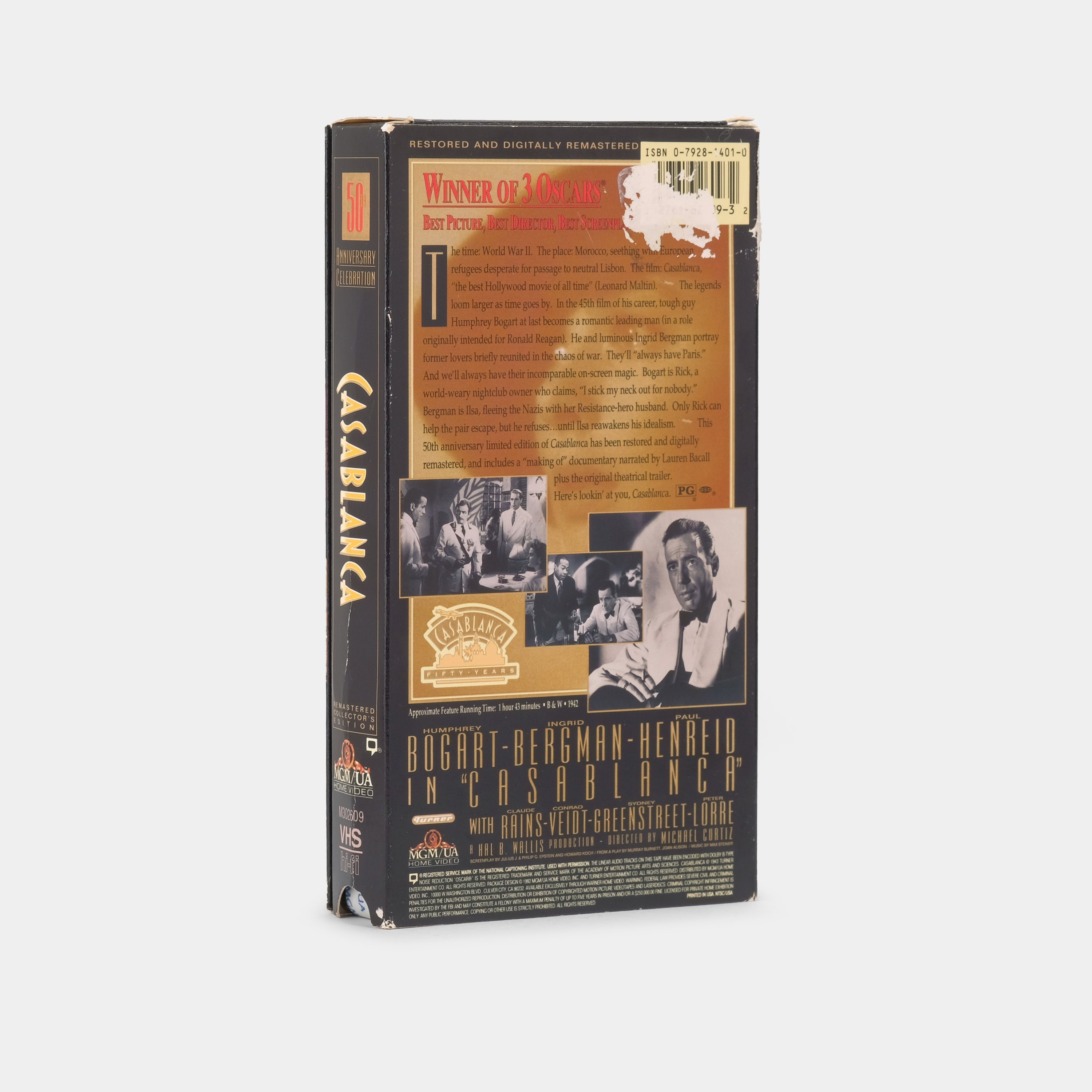 Casablanca (50th Anniversary Edition) VHS Tape