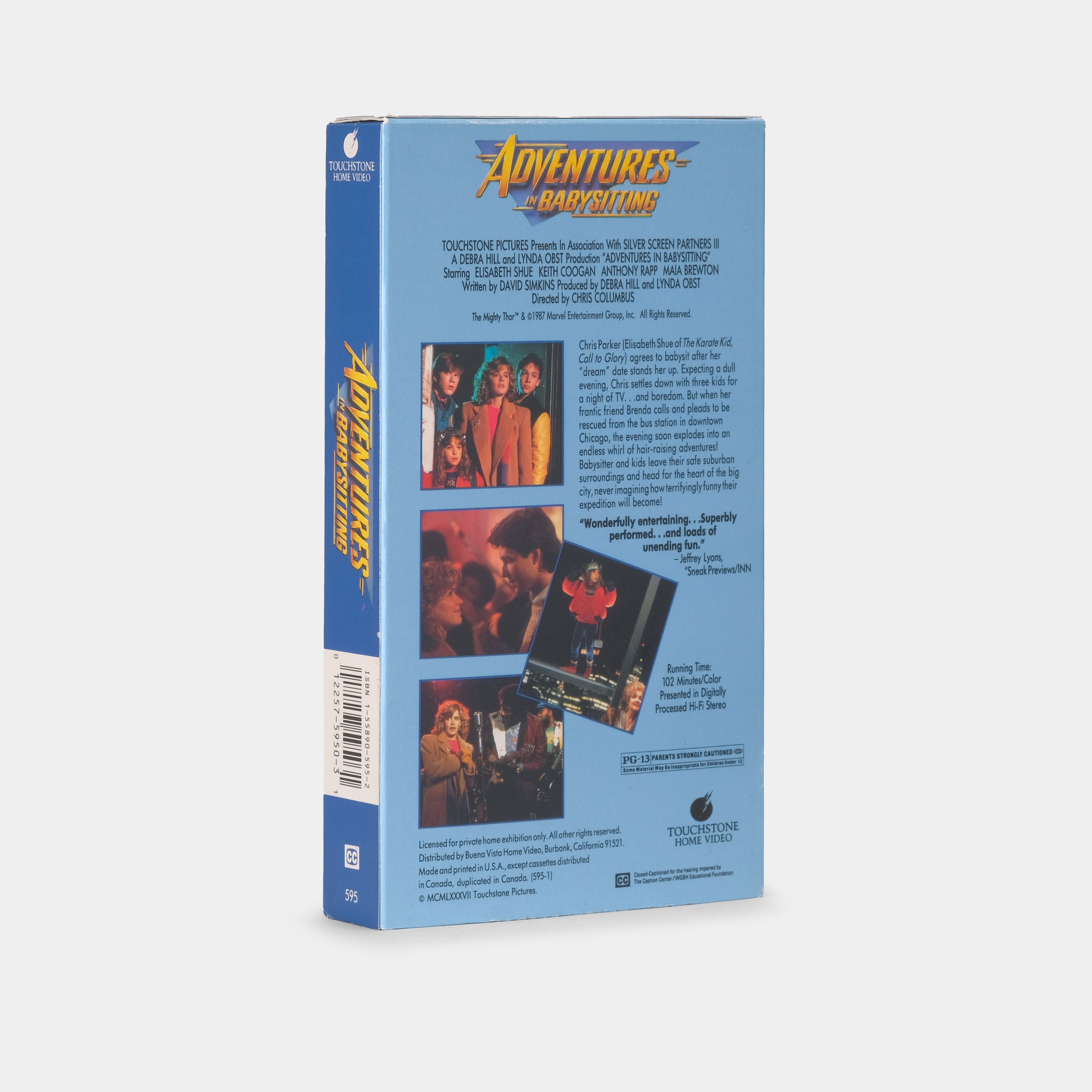 Adventures in Babysitting VHS Tape