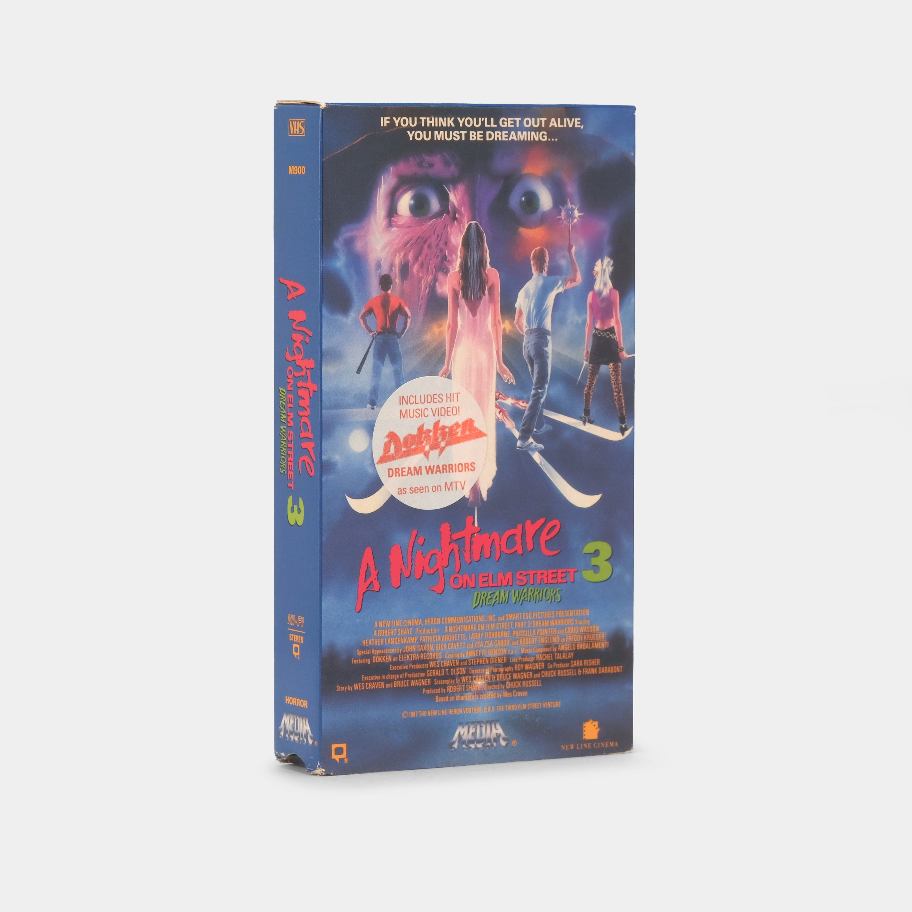 A Nightmare on Elm Street 3: Dream Warriors VHS Tape