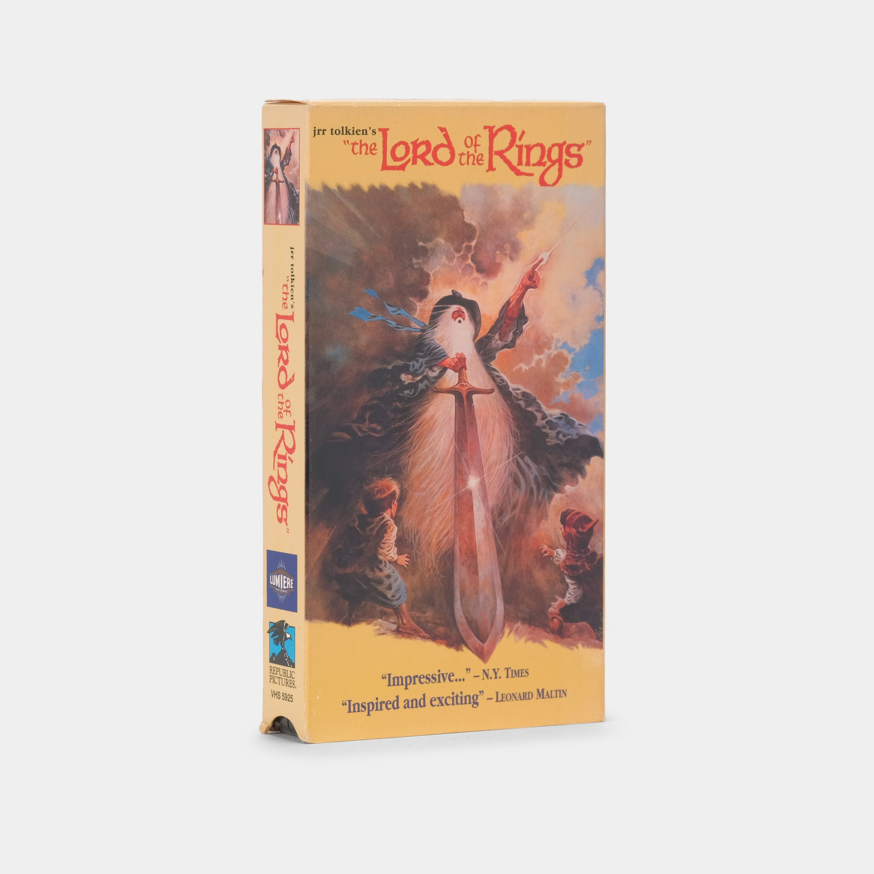 The Lord Of The Rings (Animated) VHS Tape