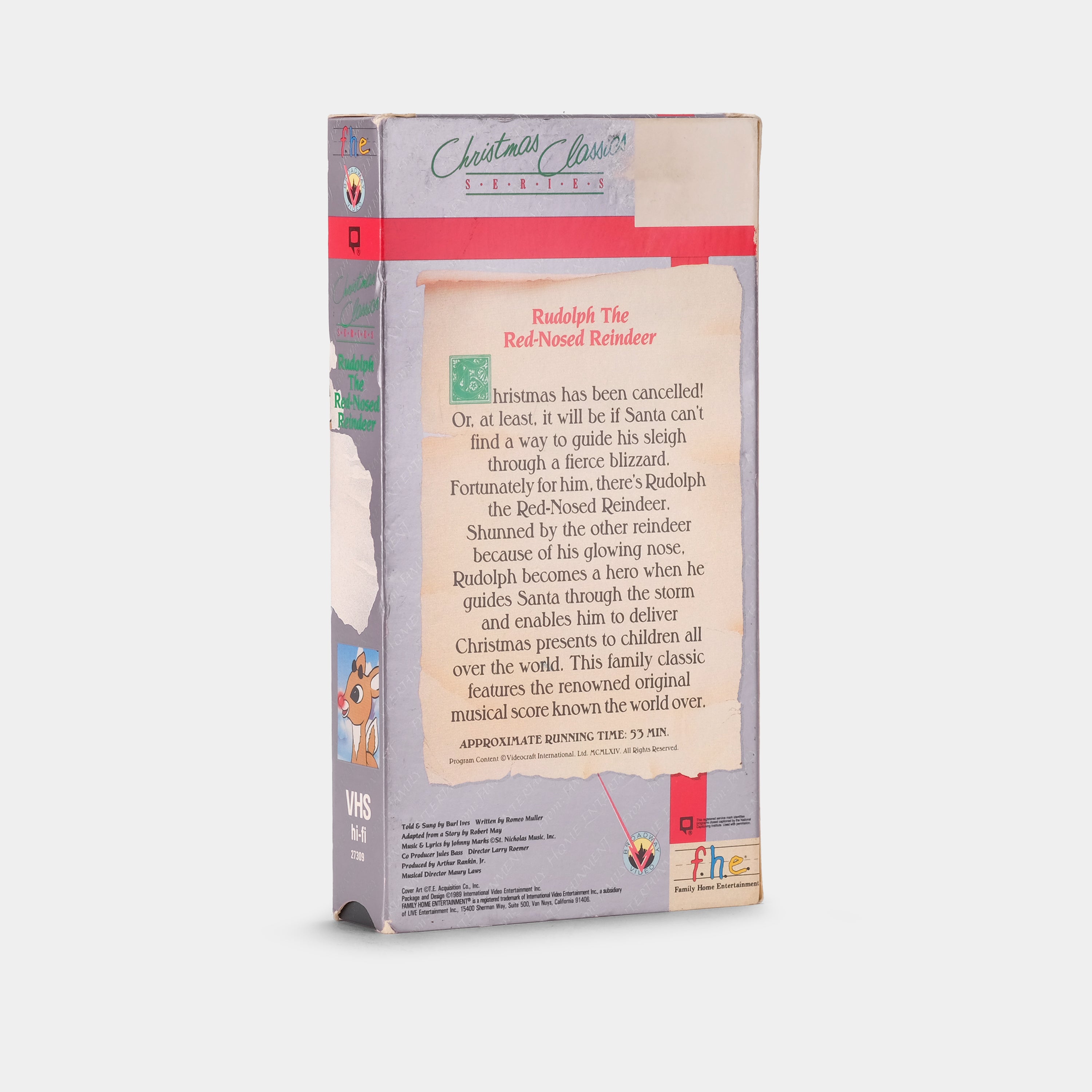 Rudolph the Red-Nosed Reindeer VHS Tape