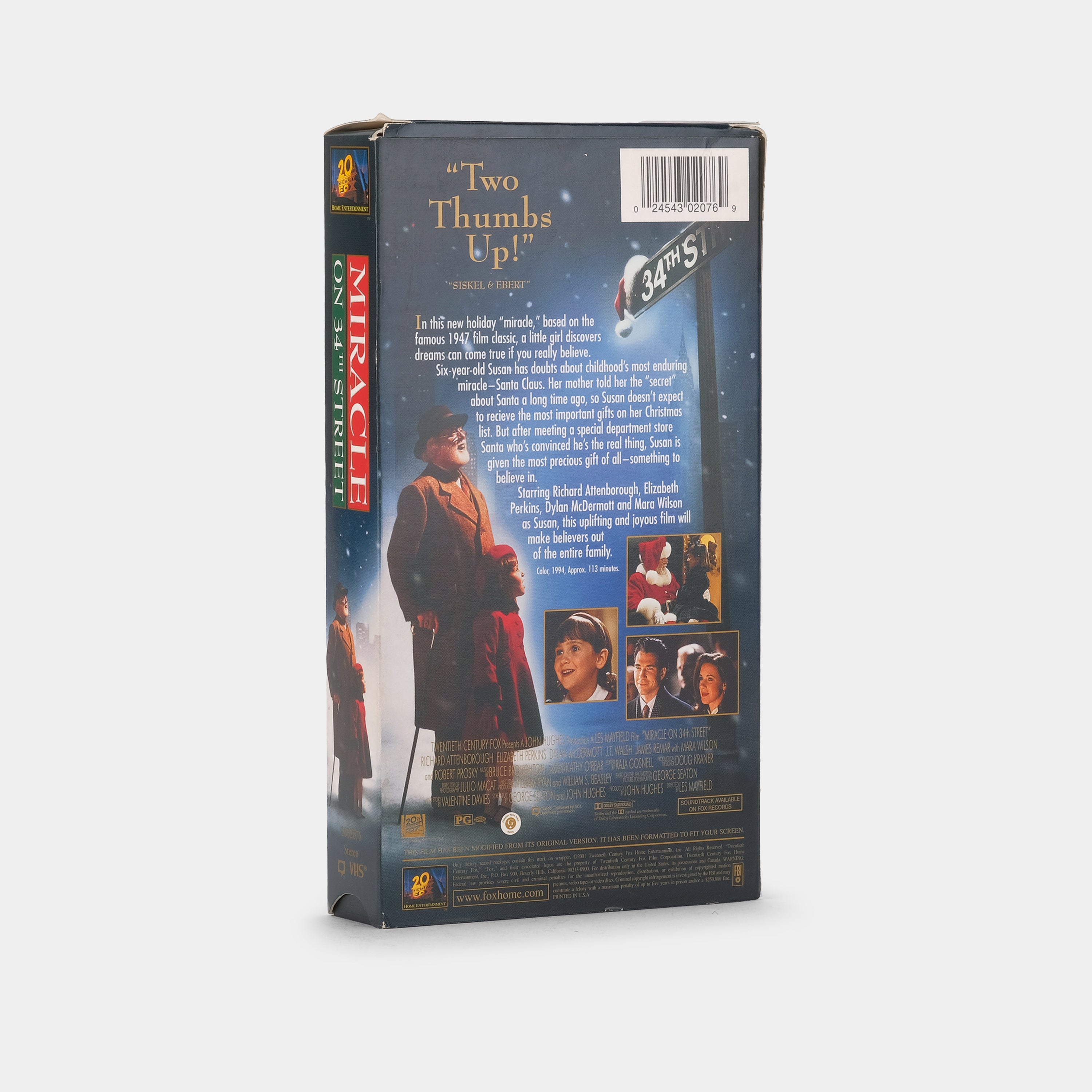 Miracle on 34th Street (1994) VHS Tape