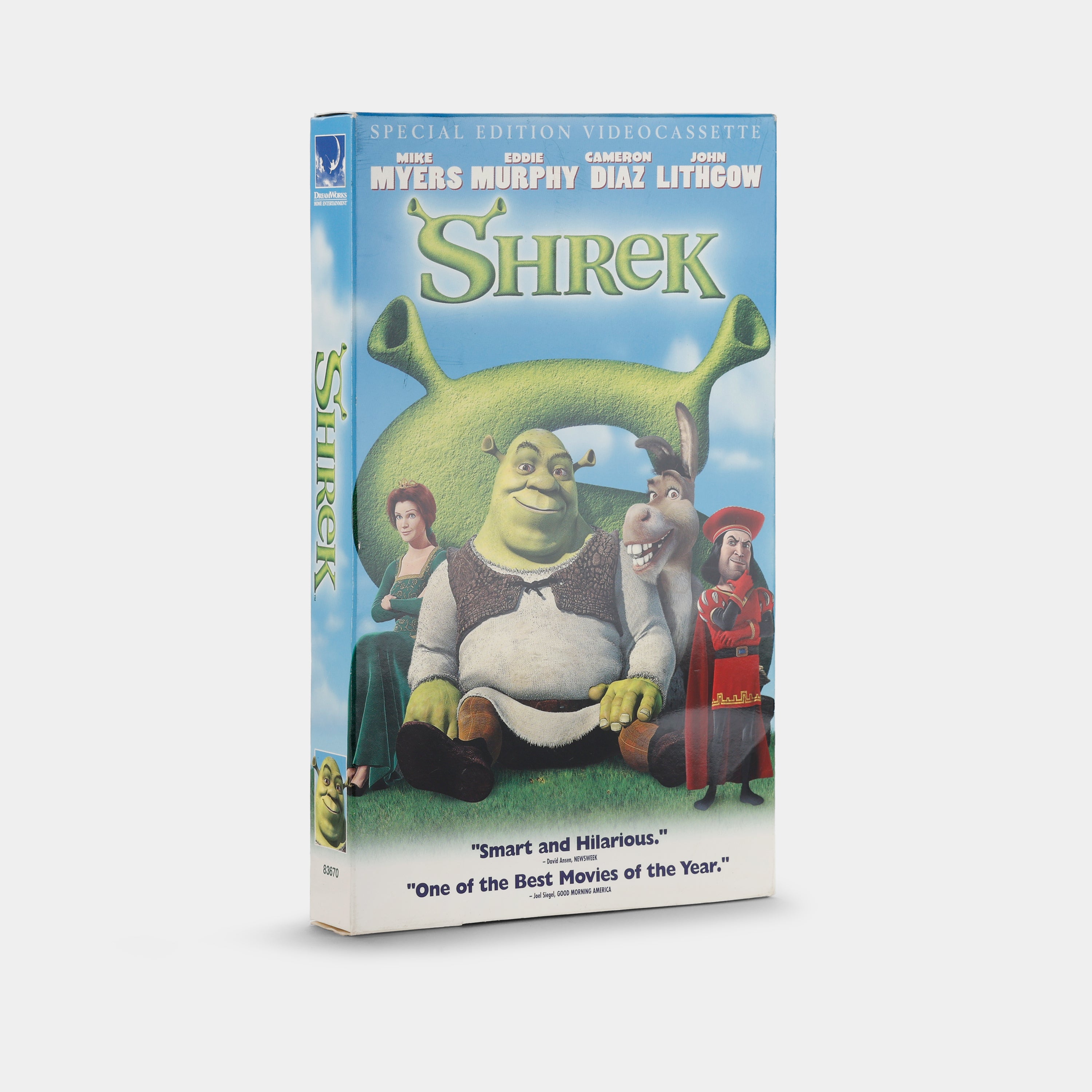 Shrek VHS Tape
