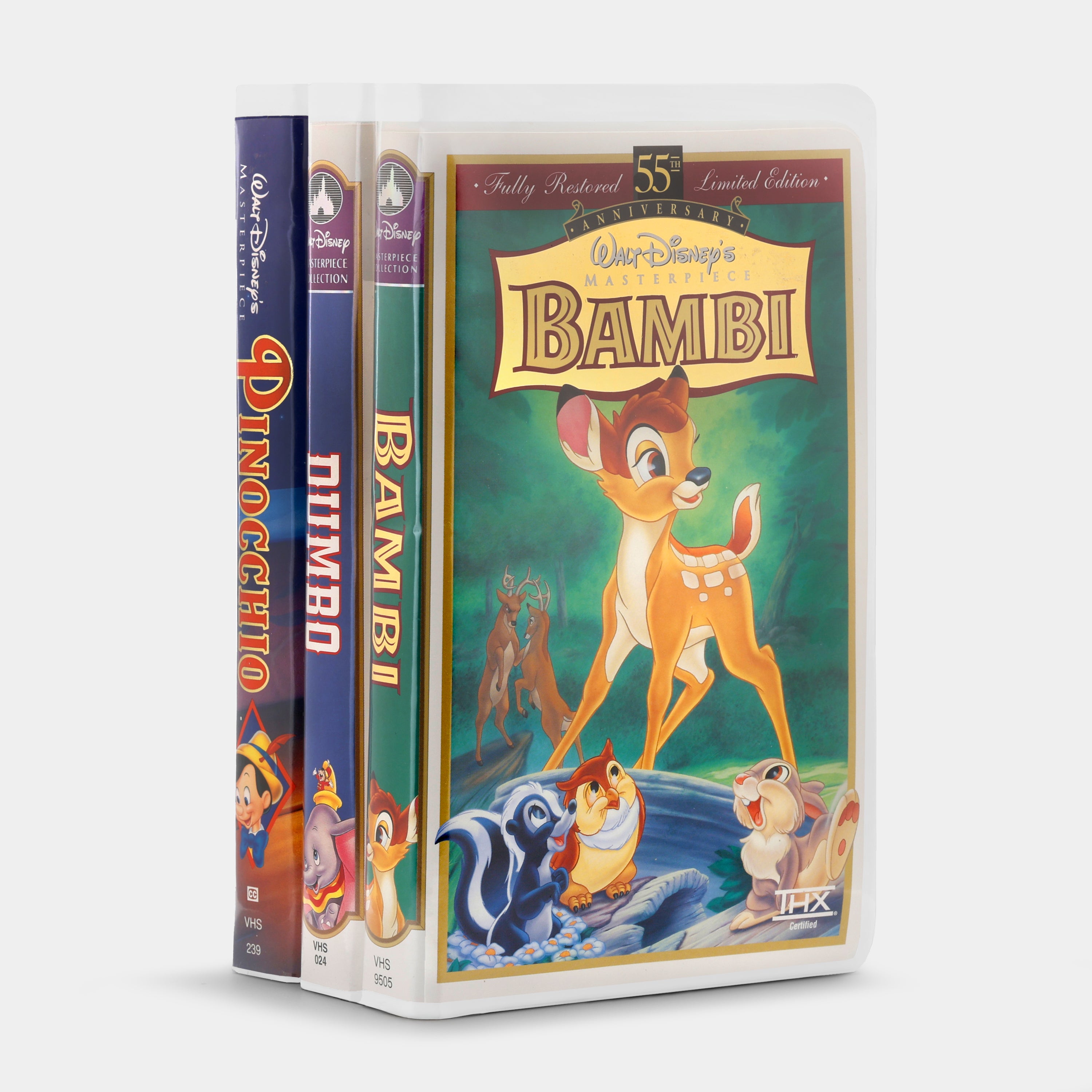 Mystery Bundle: Lot of 3 Miscellaneous Disney VHS Tapes