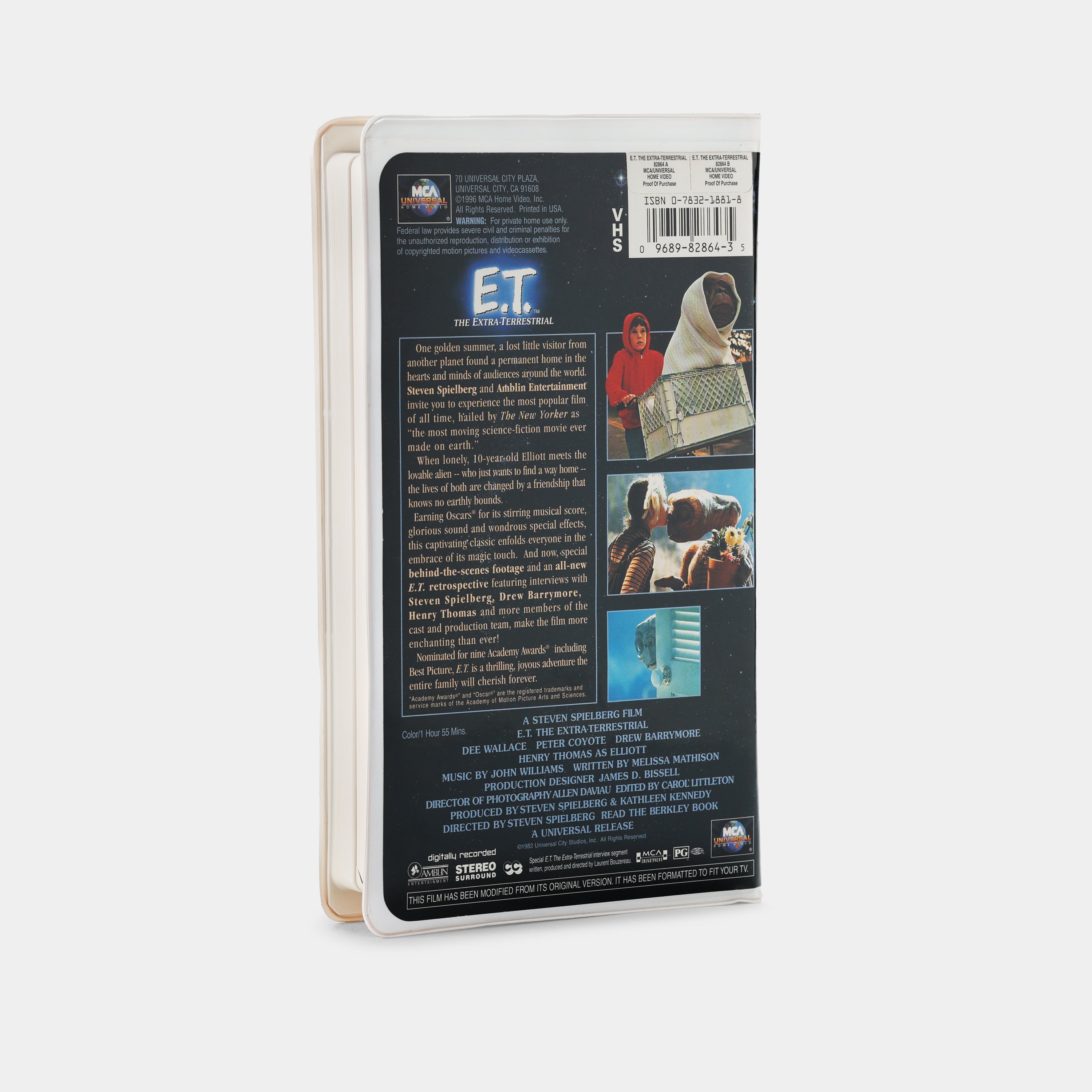 E.T. The Extra-Terrestrial VHS Tape