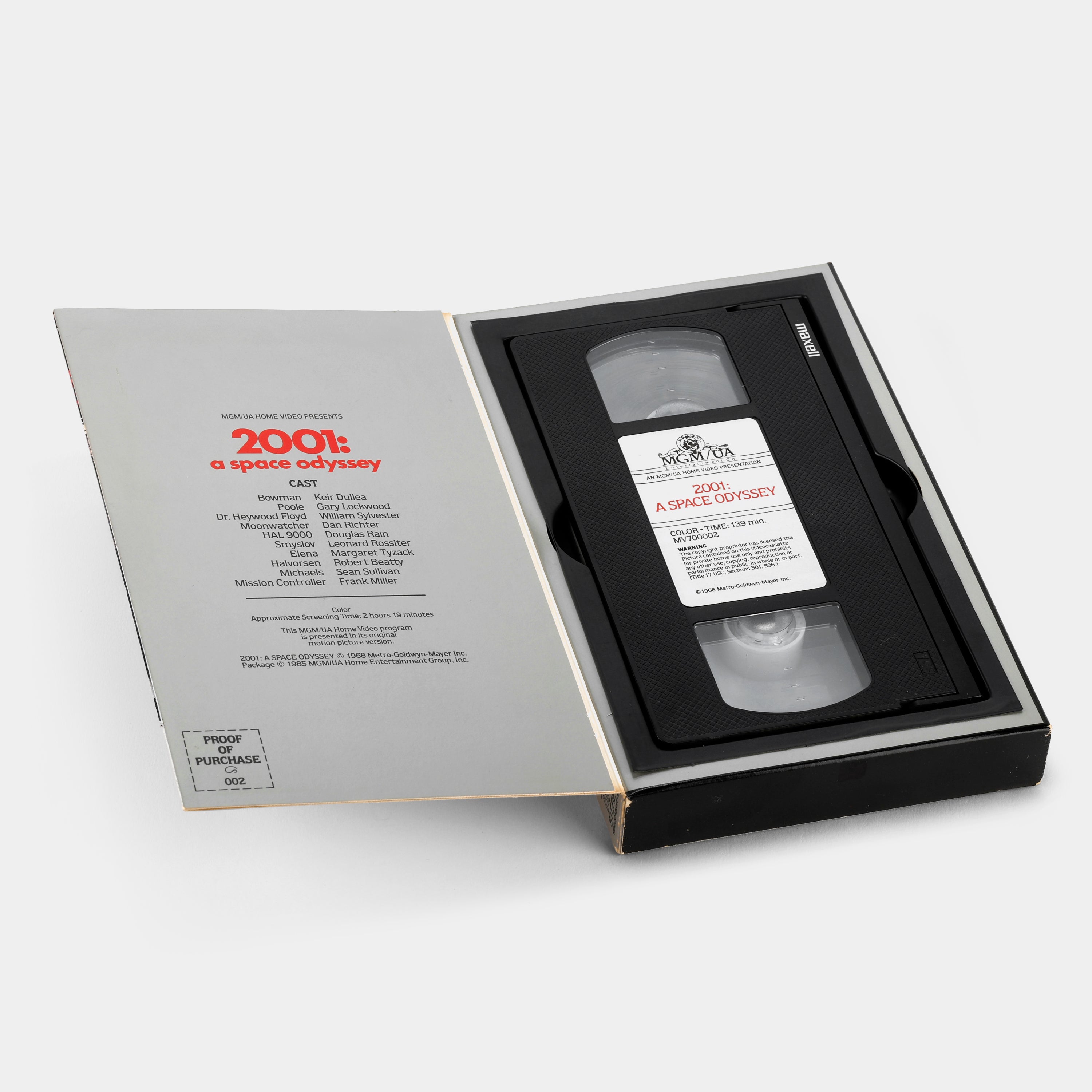 2001: A Space Odyssey "Big Box" VHS Tape
