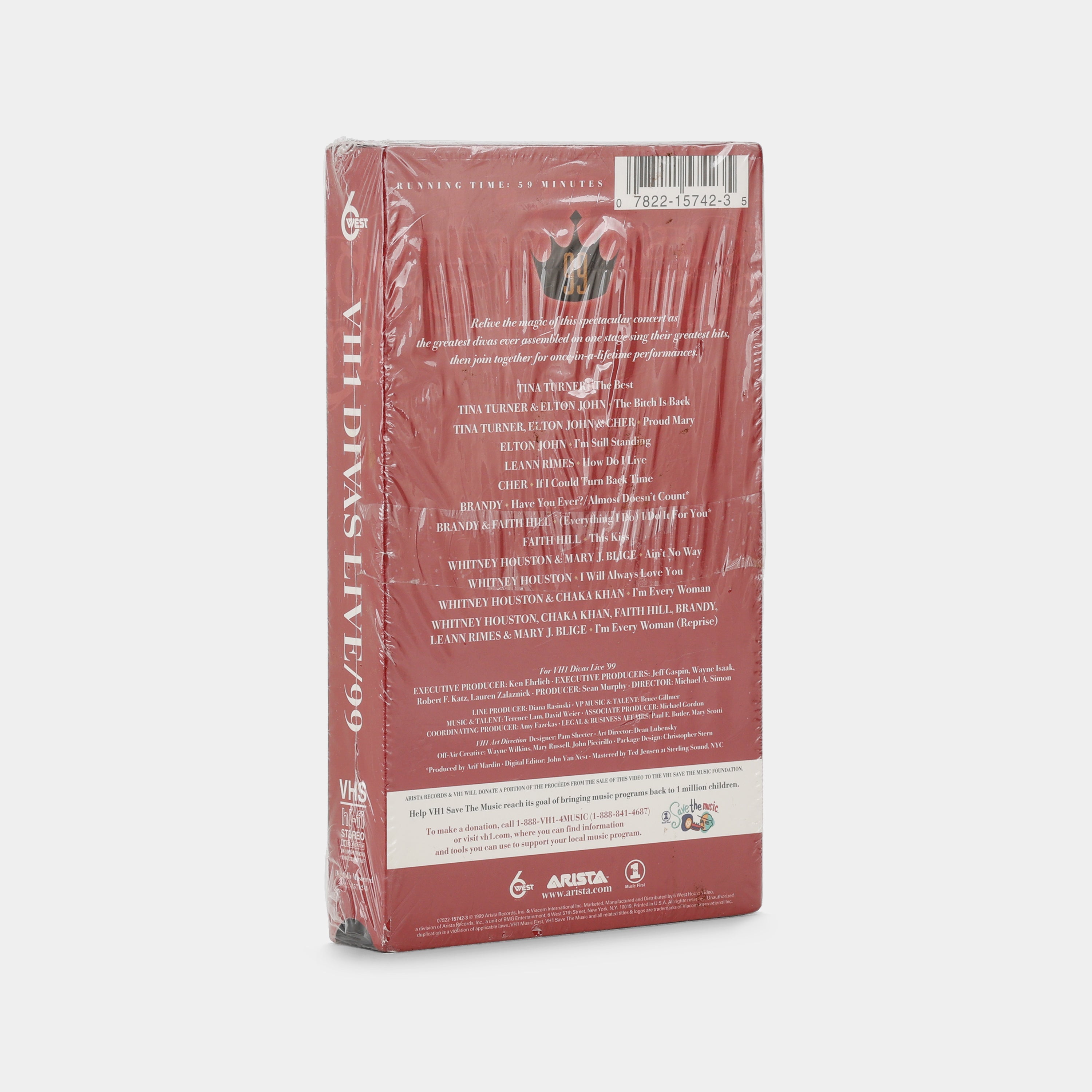 VH1 Divas Live 99 (Sealed) VHS Tape