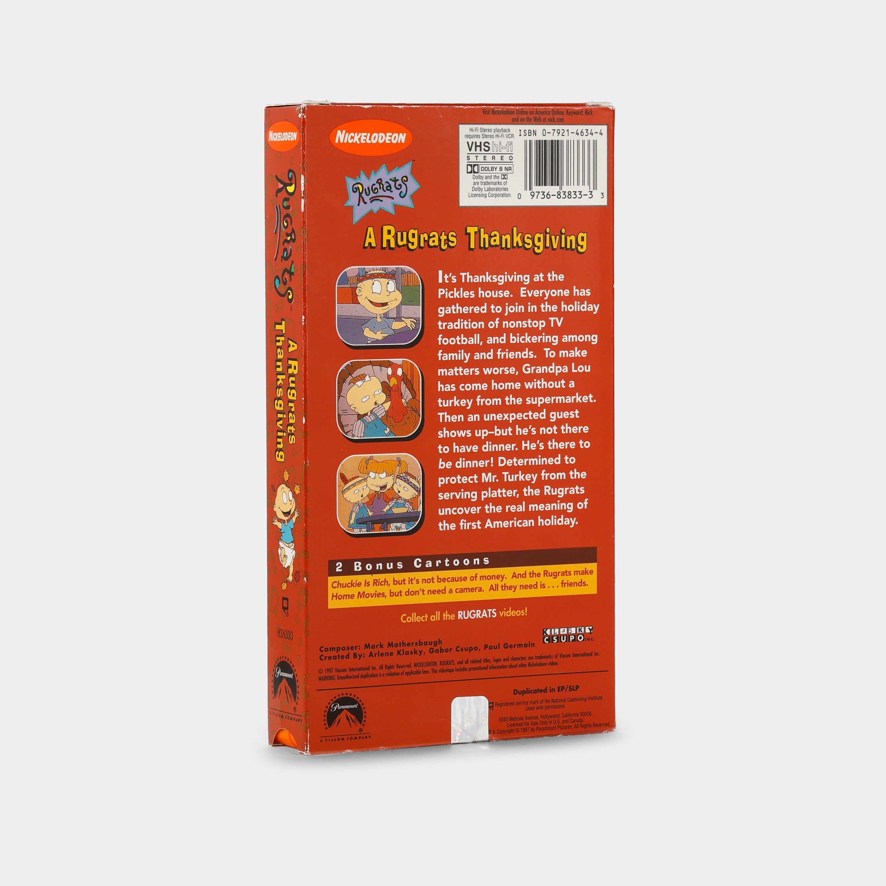 A Rugrats Thanksgiving VHS Tape
